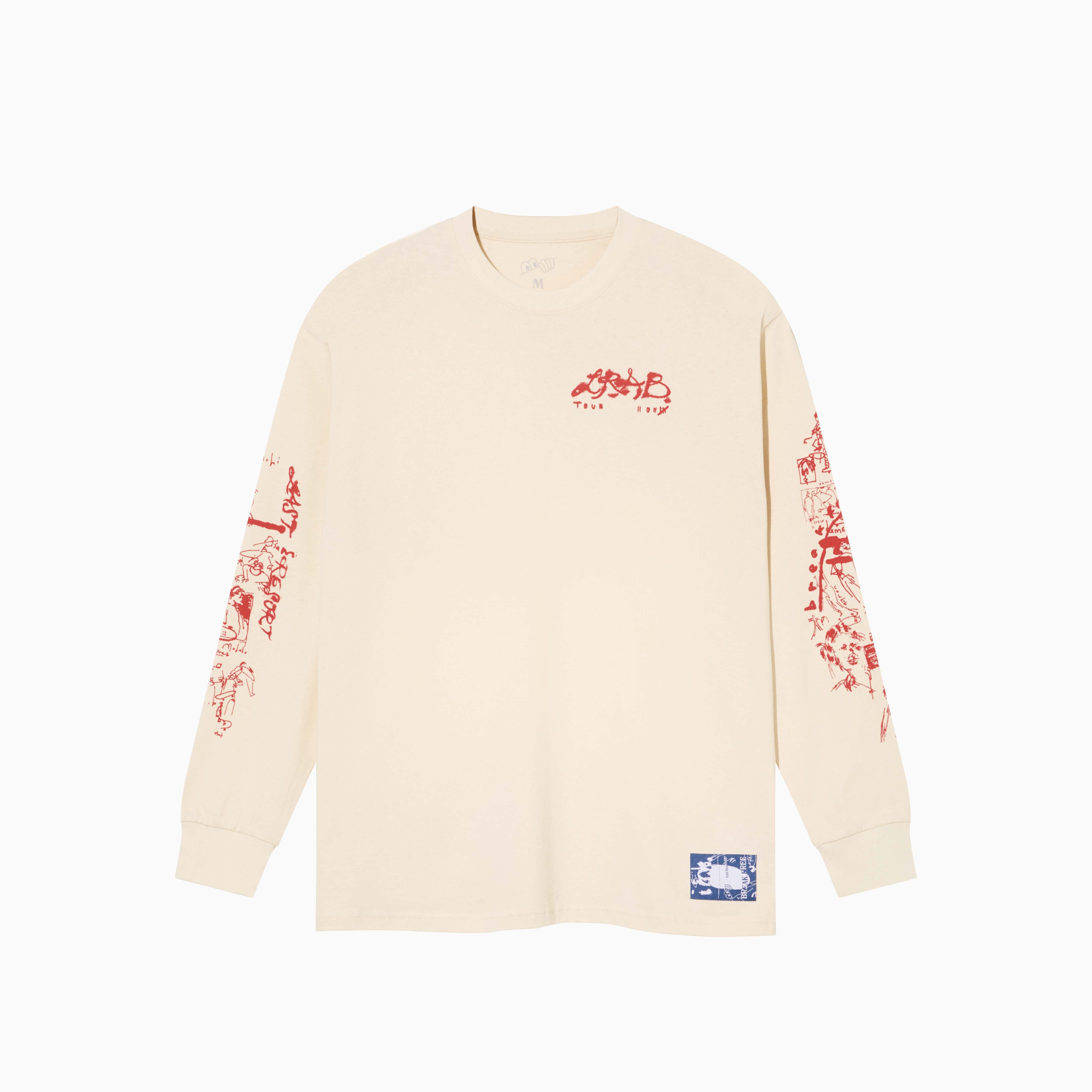 Tour LS Tee (Natural White) – Last Resort AB USA