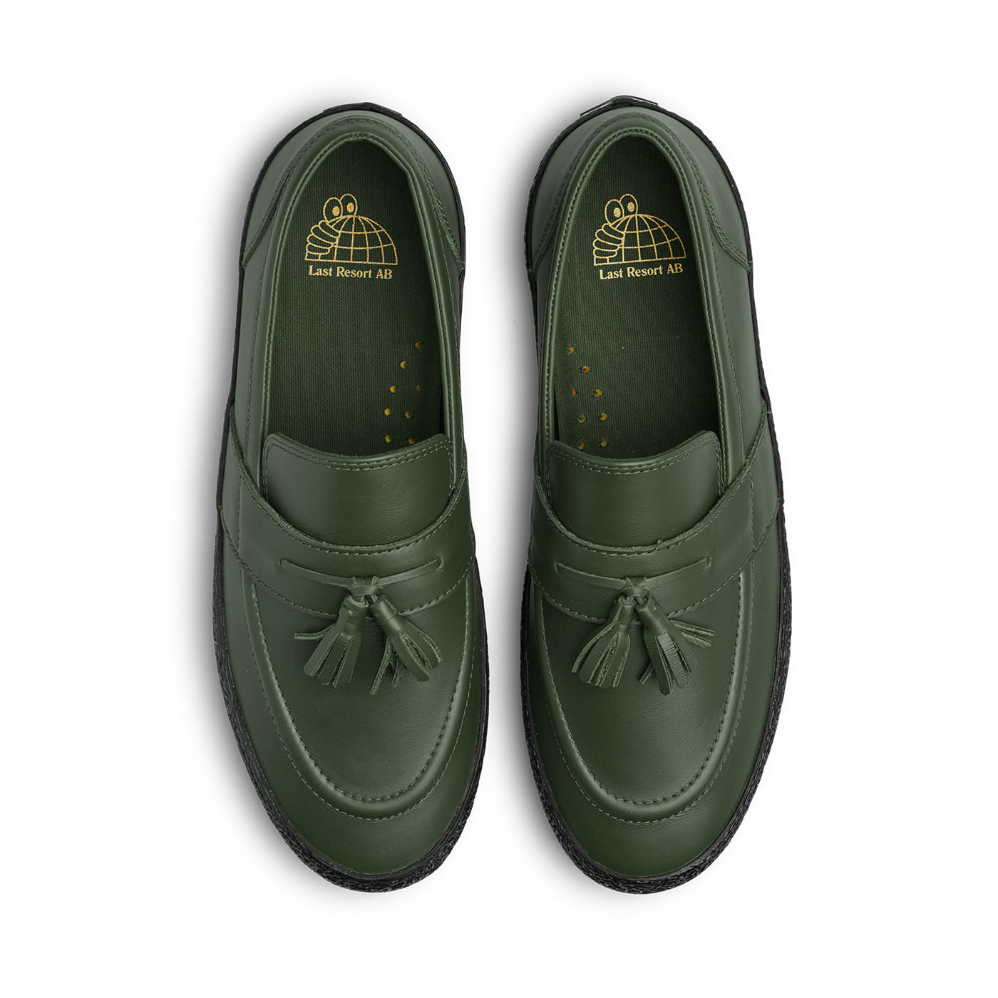 VM005-Loafer Leather (Dark Green/Black)