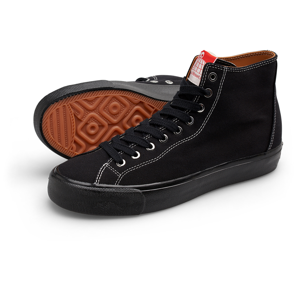 VM003-Hi Canvas (Black/Black/White) CO