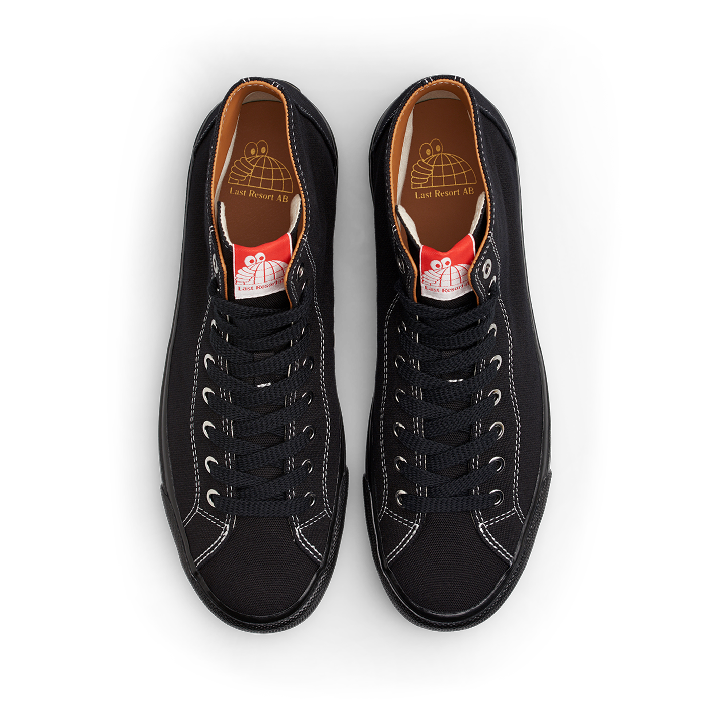 VM003-Hi Canvas (Black/Black/White) CO