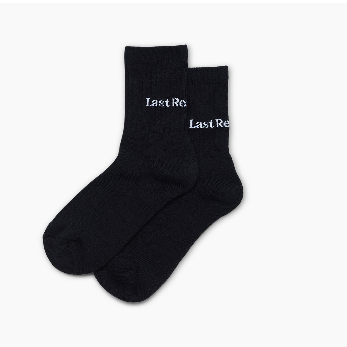 Dress Socks-Script Logo (Black)