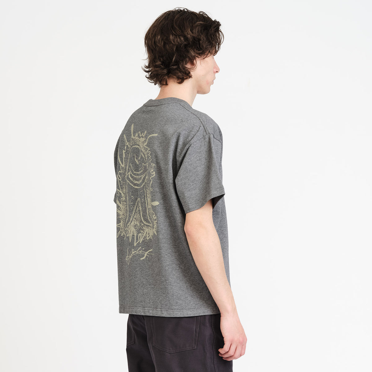 SS Tee - Love Yourself (Dark Grey Marle)