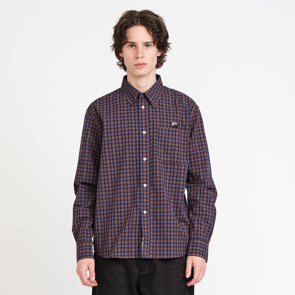 OG LS Shirt (Brown/Blue Check)
