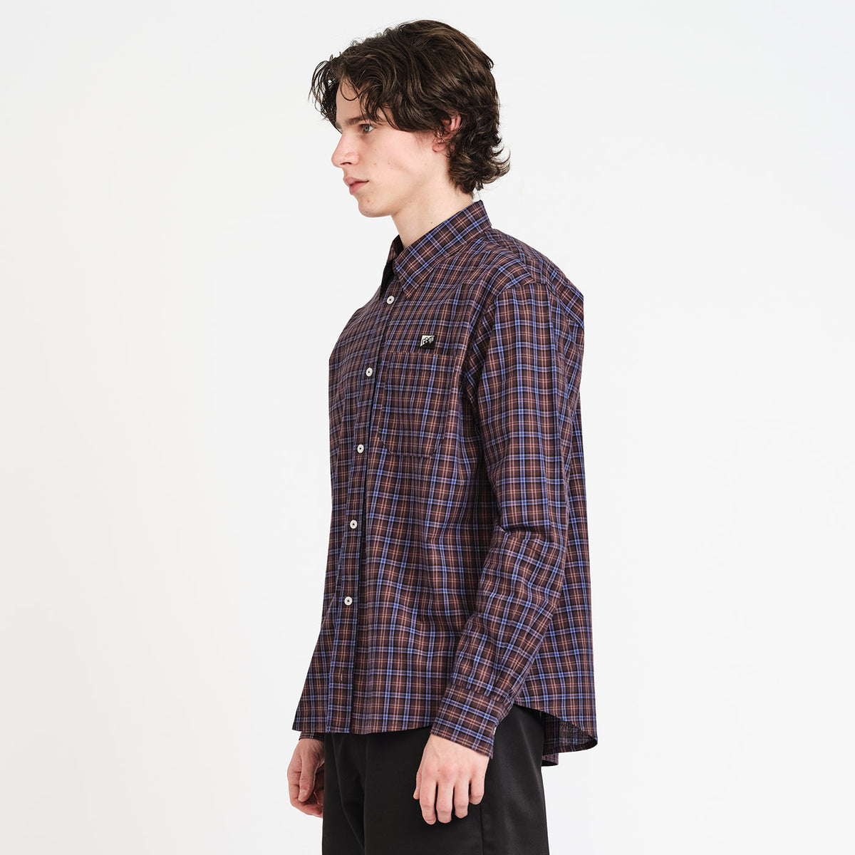 OG LS Shirt (Brown/Blue Check)