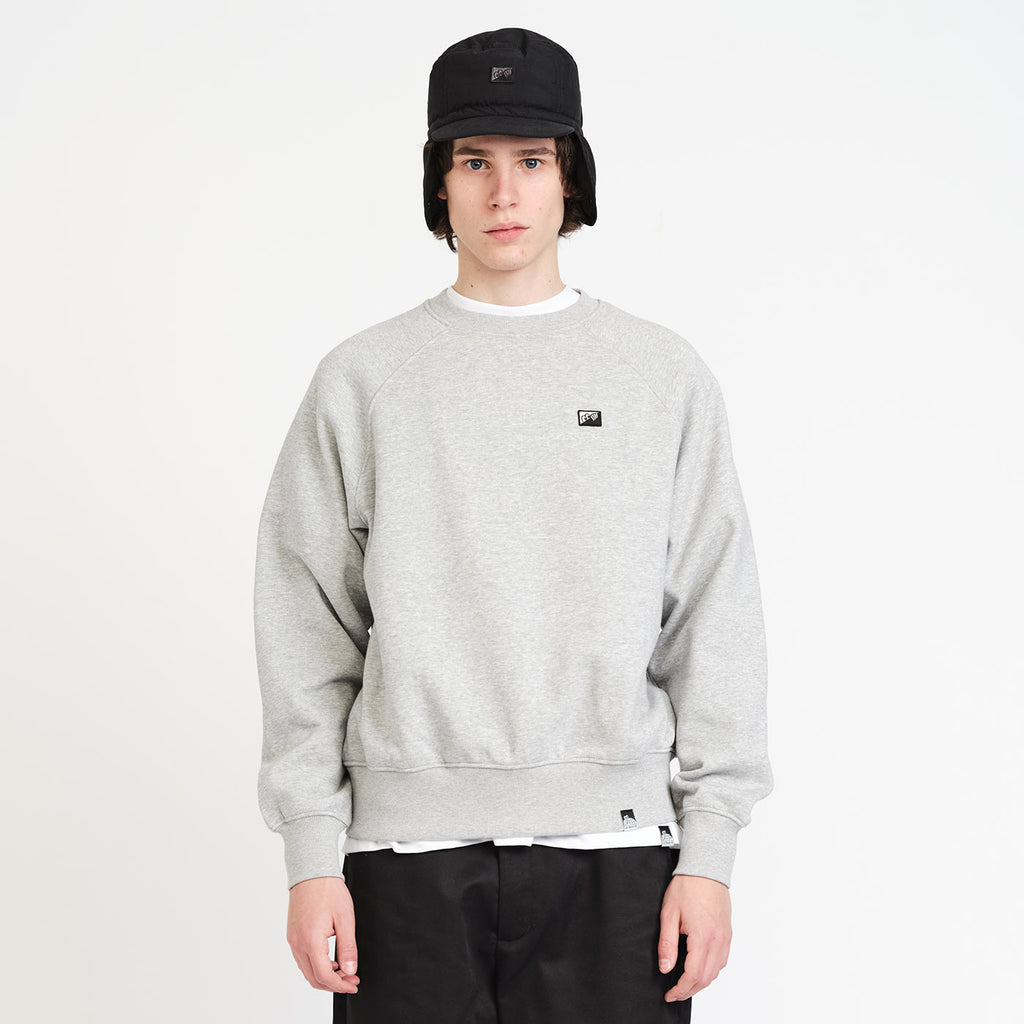 Raglan Crewneck Sweat (Grey Marle)