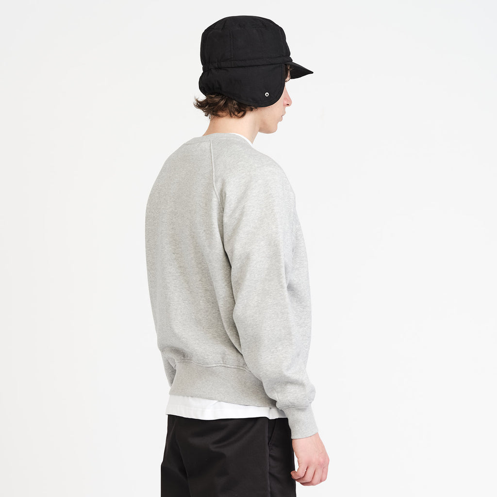 Raglan Crewneck Sweat (Grey Marle)