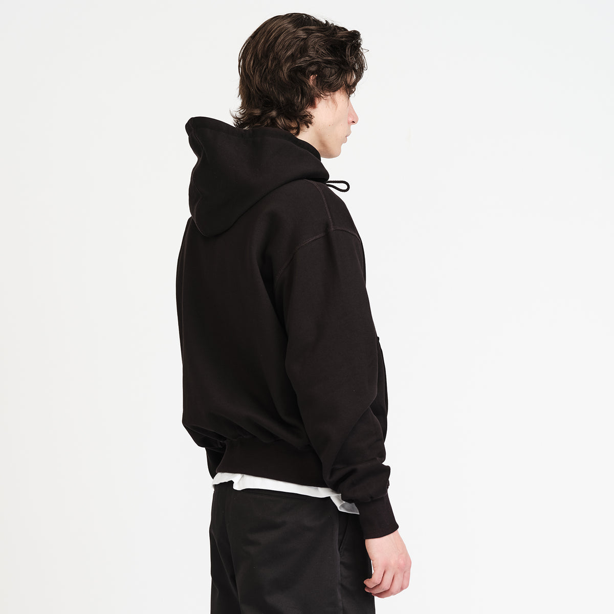Script Logo Zip Hoodie (Black)