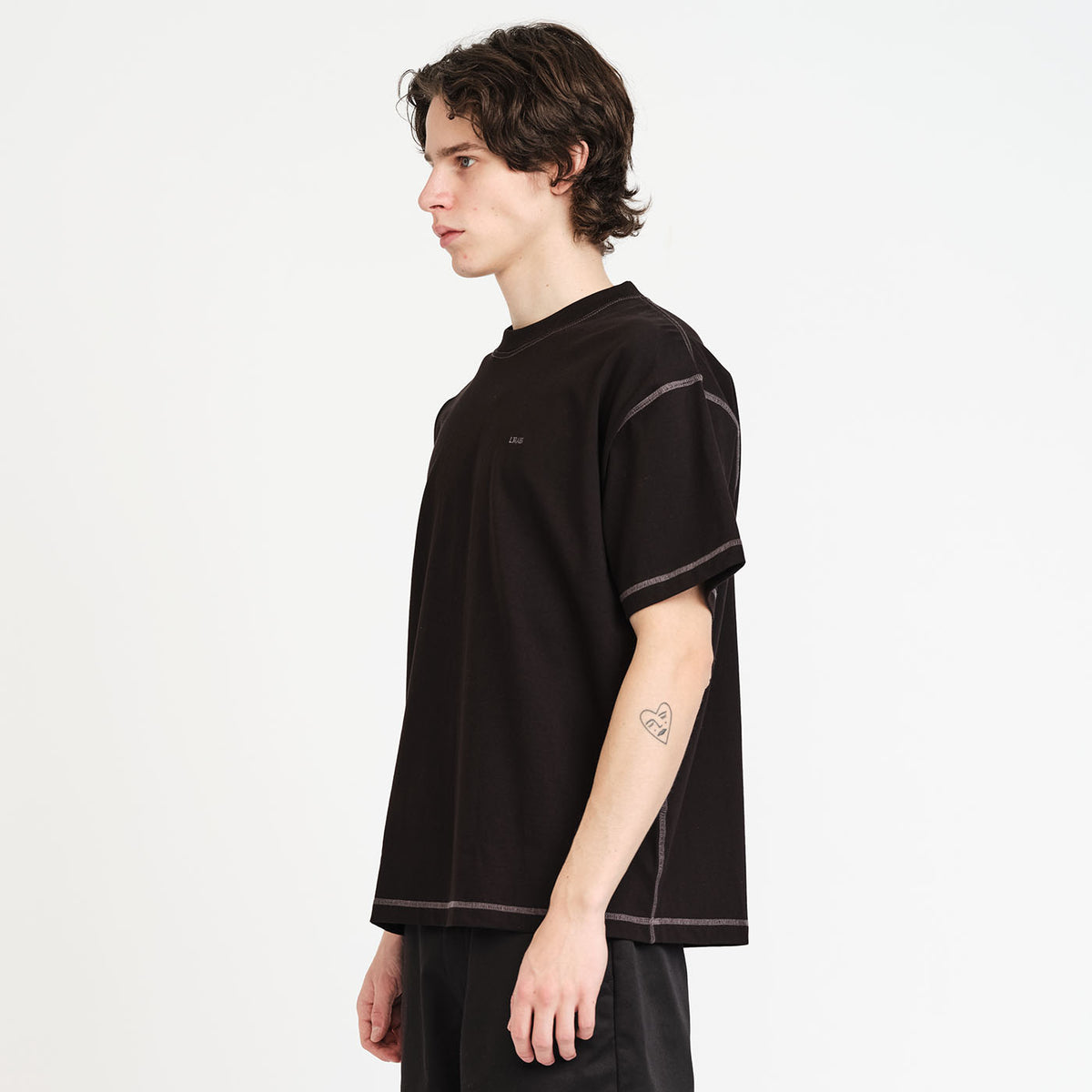 SS Tee - LRAB Flatlock (Black)