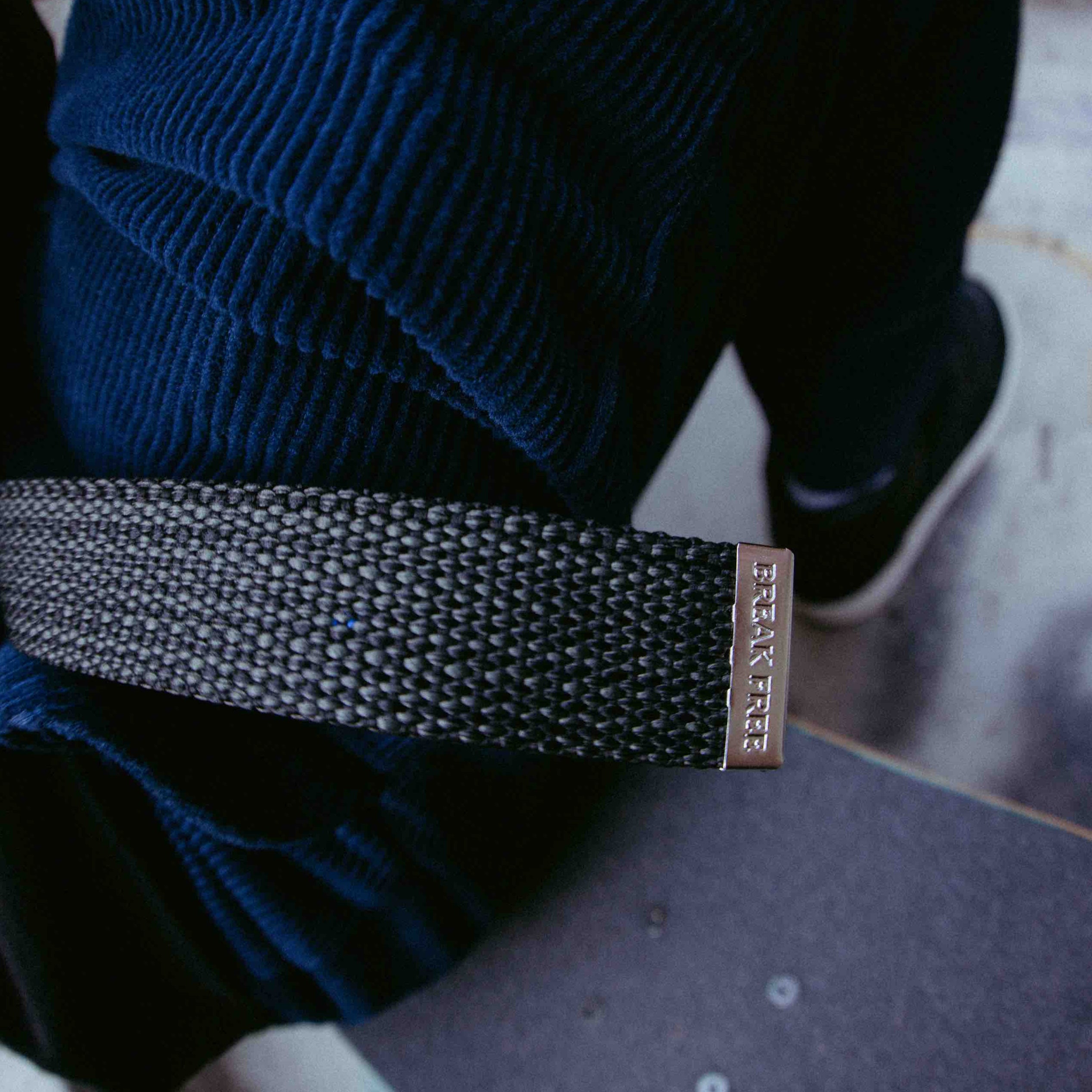 D-Ring Woven Belt (Phantom)