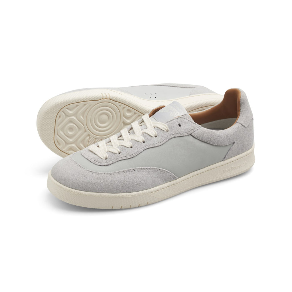 CM001 Suede/Leather (Light Grey/White)