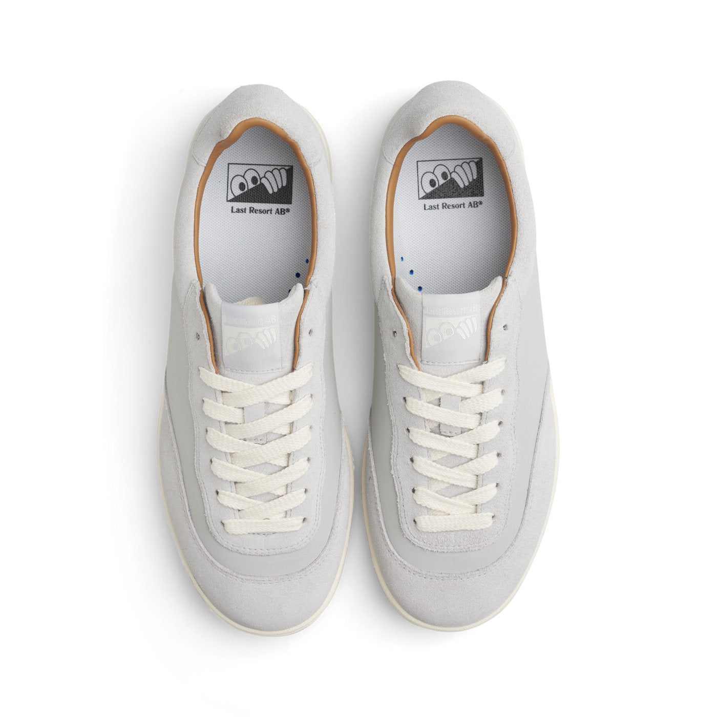 CM001 Suede/Leather (Light Grey/White)