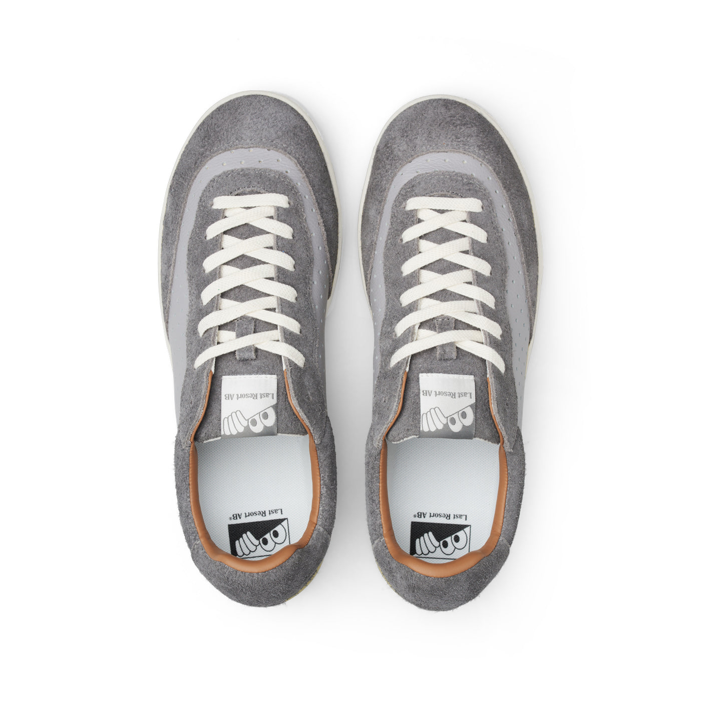 CM001 Perf Leather/Suede (Alloy Grey/White)