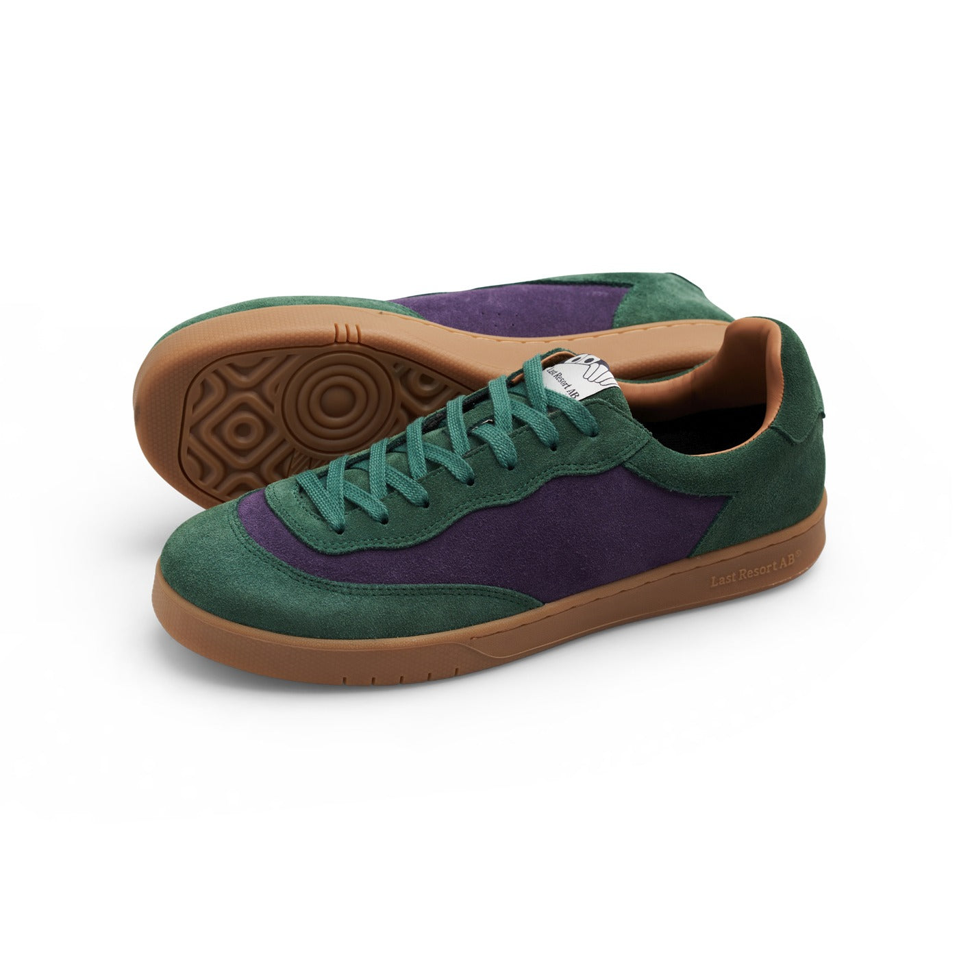 CM001-Lo Suede (Elm Green/Loganberrry/Gum)