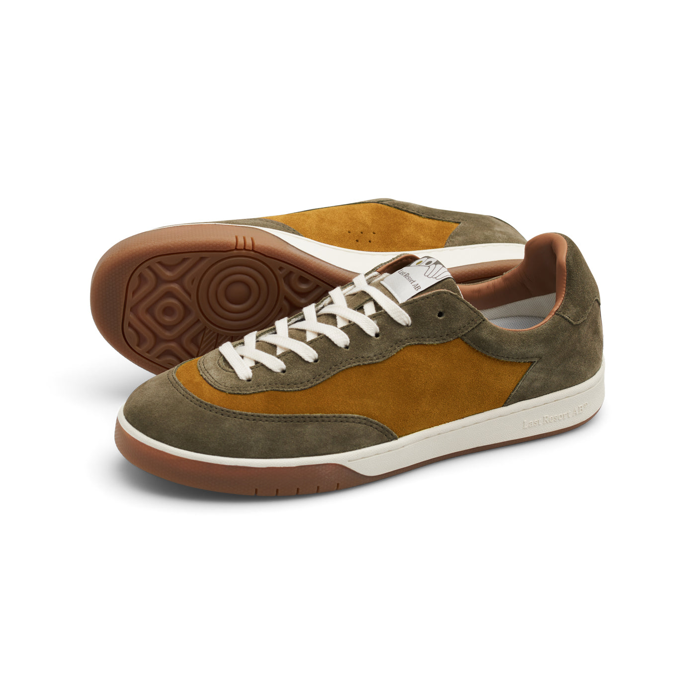 CM001 Suede (New Olive/Golden Brown/White/Gum)