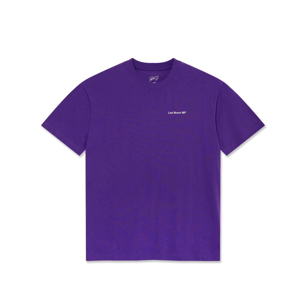 Atlas Monogram SS Tee (Heliotrope/White)