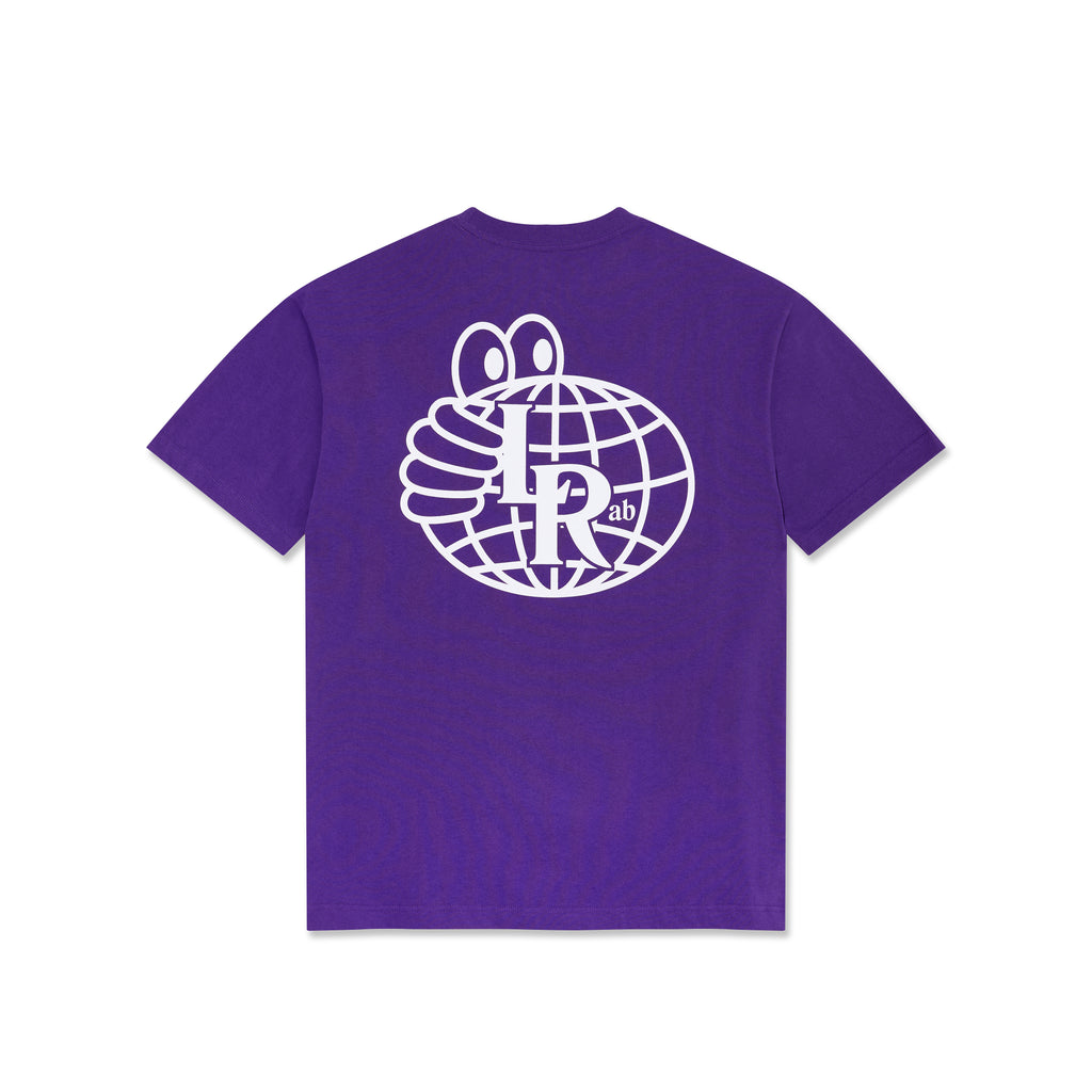 Atlas Monogram SS Tee (Heliotrope/White)