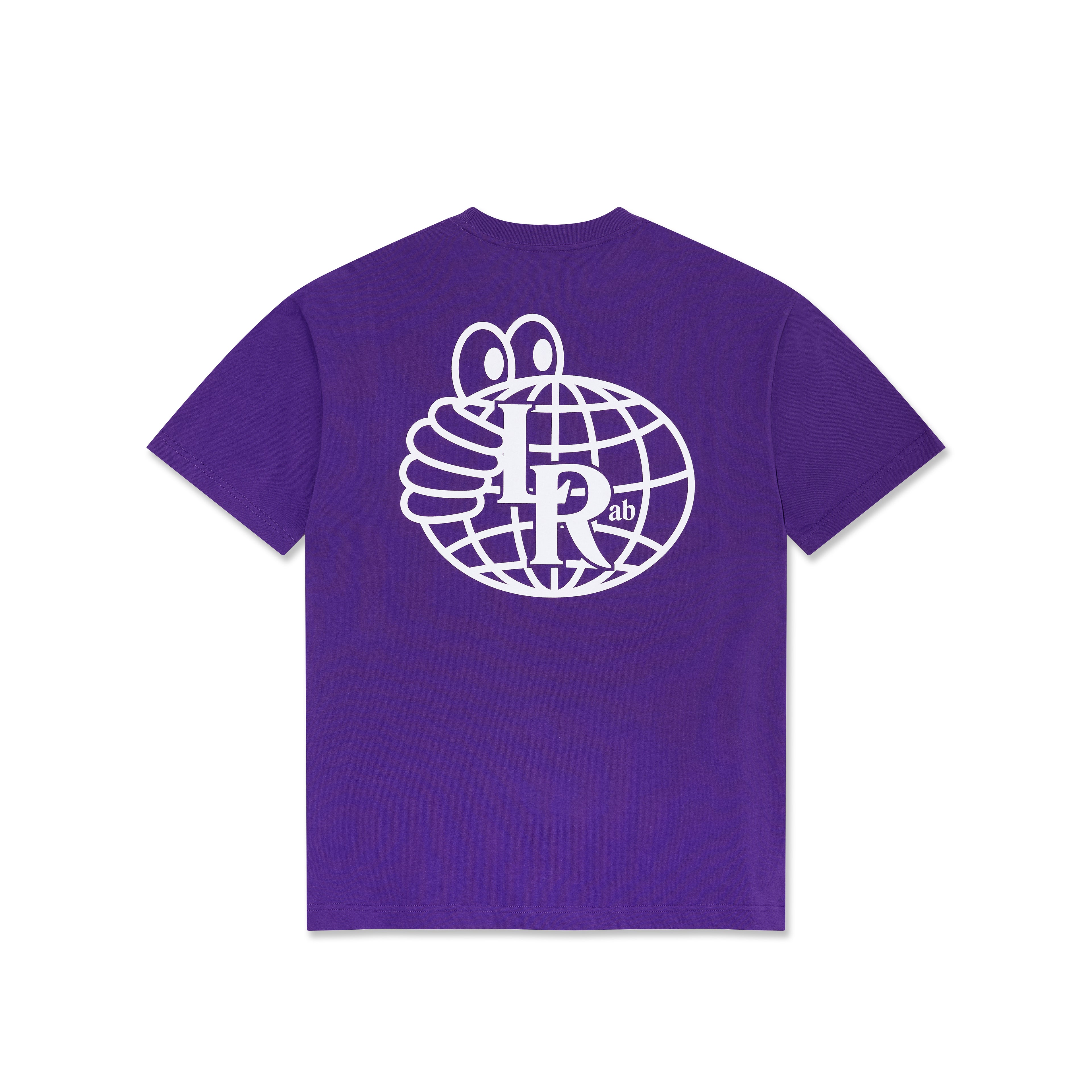 Atlas Monogram SS Tee (Heliotrope/White)