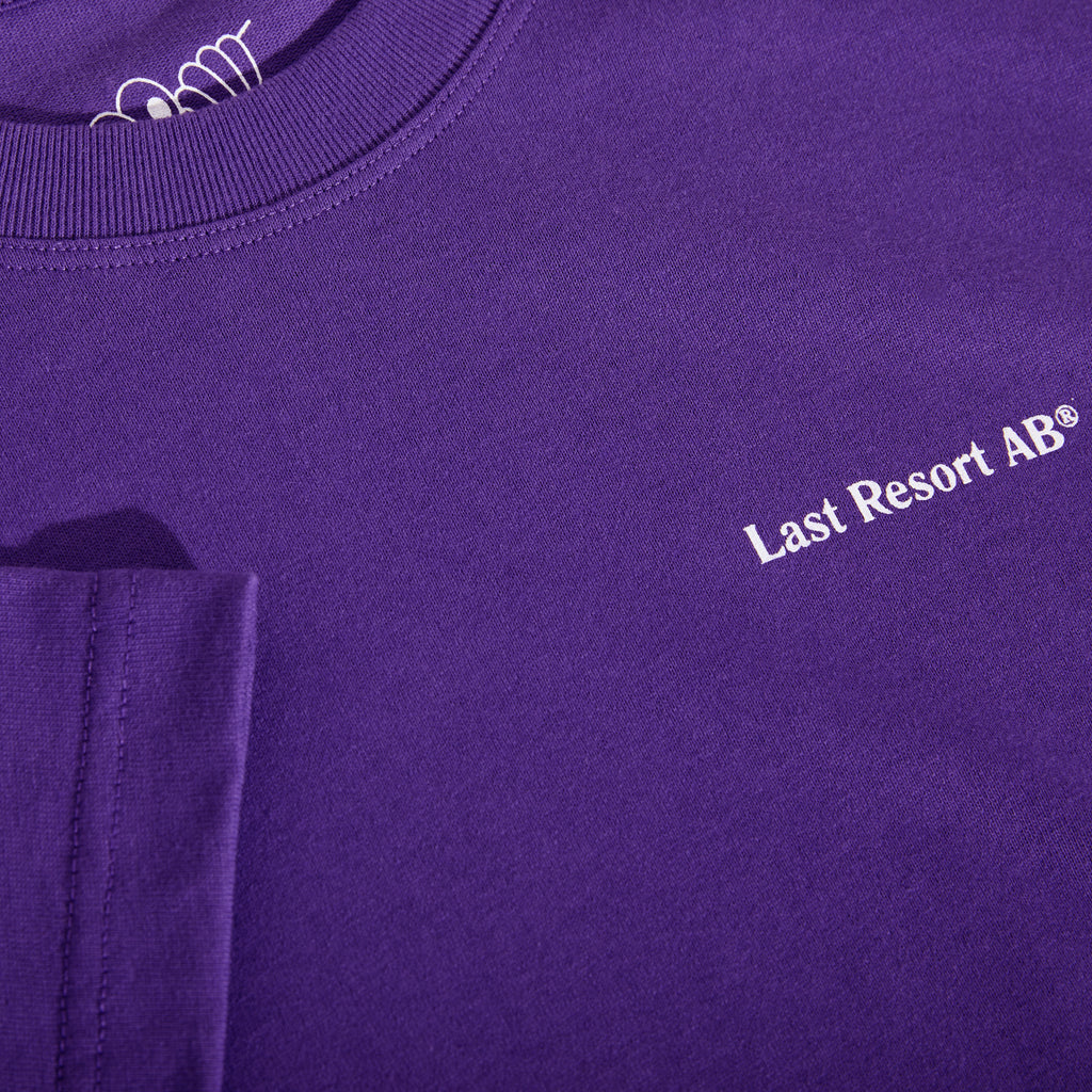 Atlas Monogram SS Tee (Heliotrope/White)