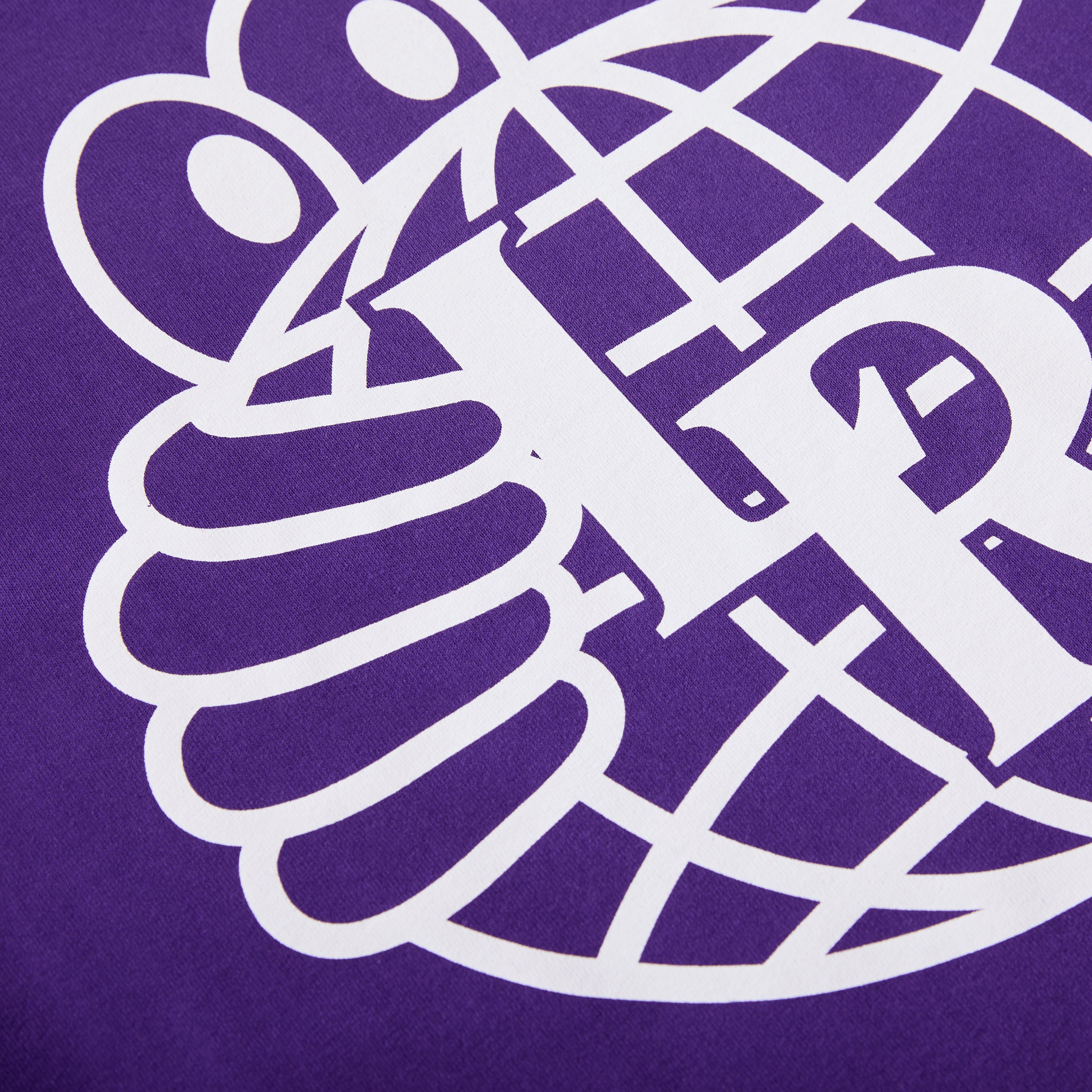 Atlas Monogram SS Tee (Heliotrope/White)