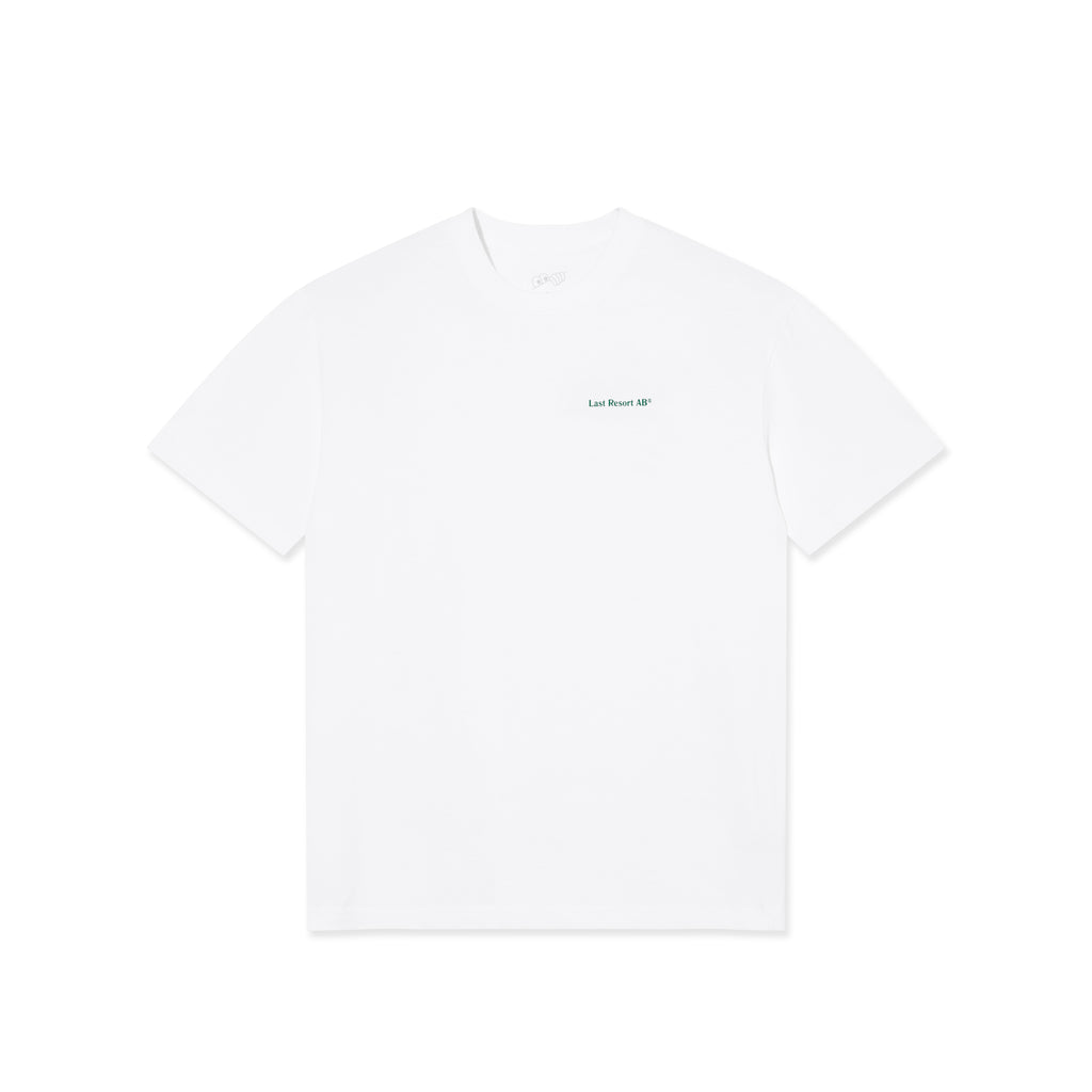 Atlas Monogram SS Tee (White/Kelly Green)