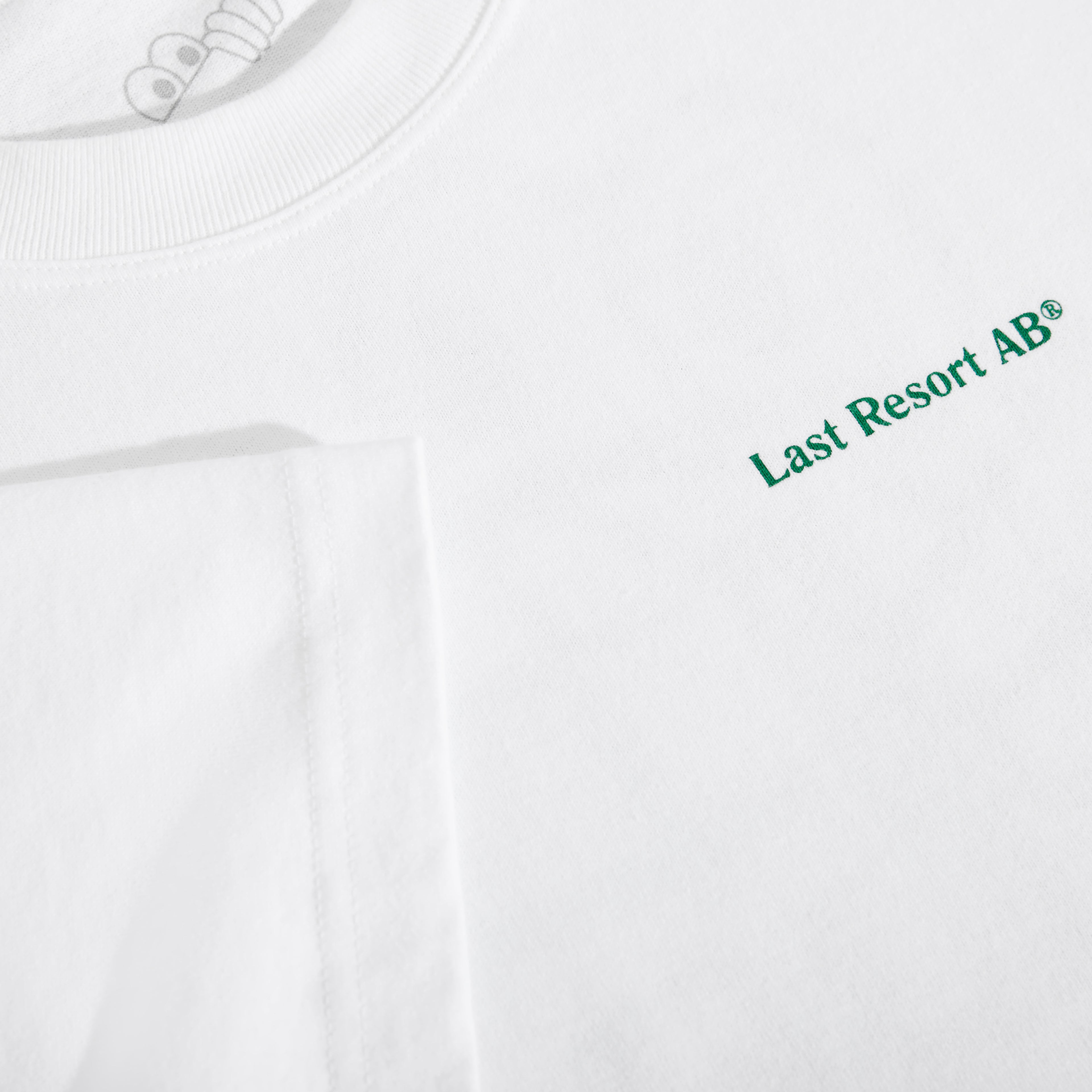 Atlas Monogram SS Tee (White/Kelly Green)