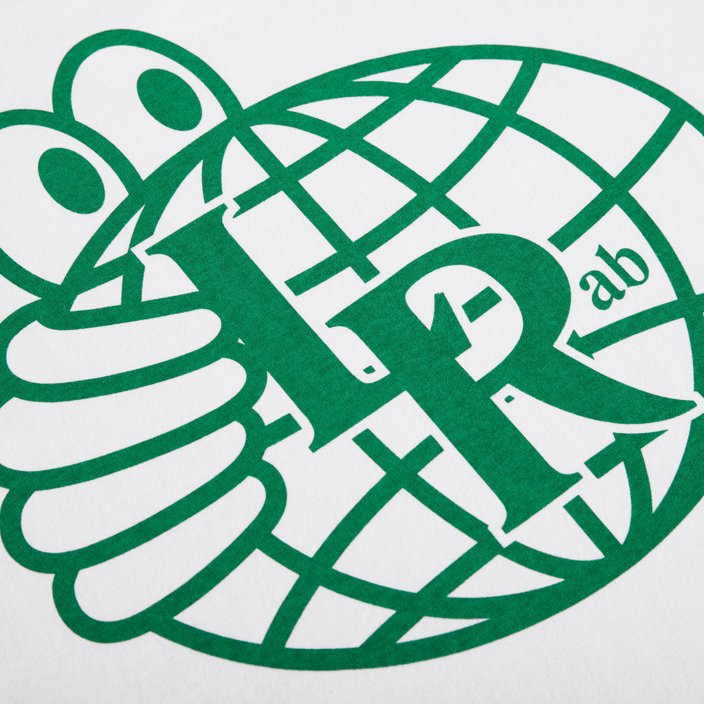 Atlas Monogram SS Tee (White/Kelly Green)