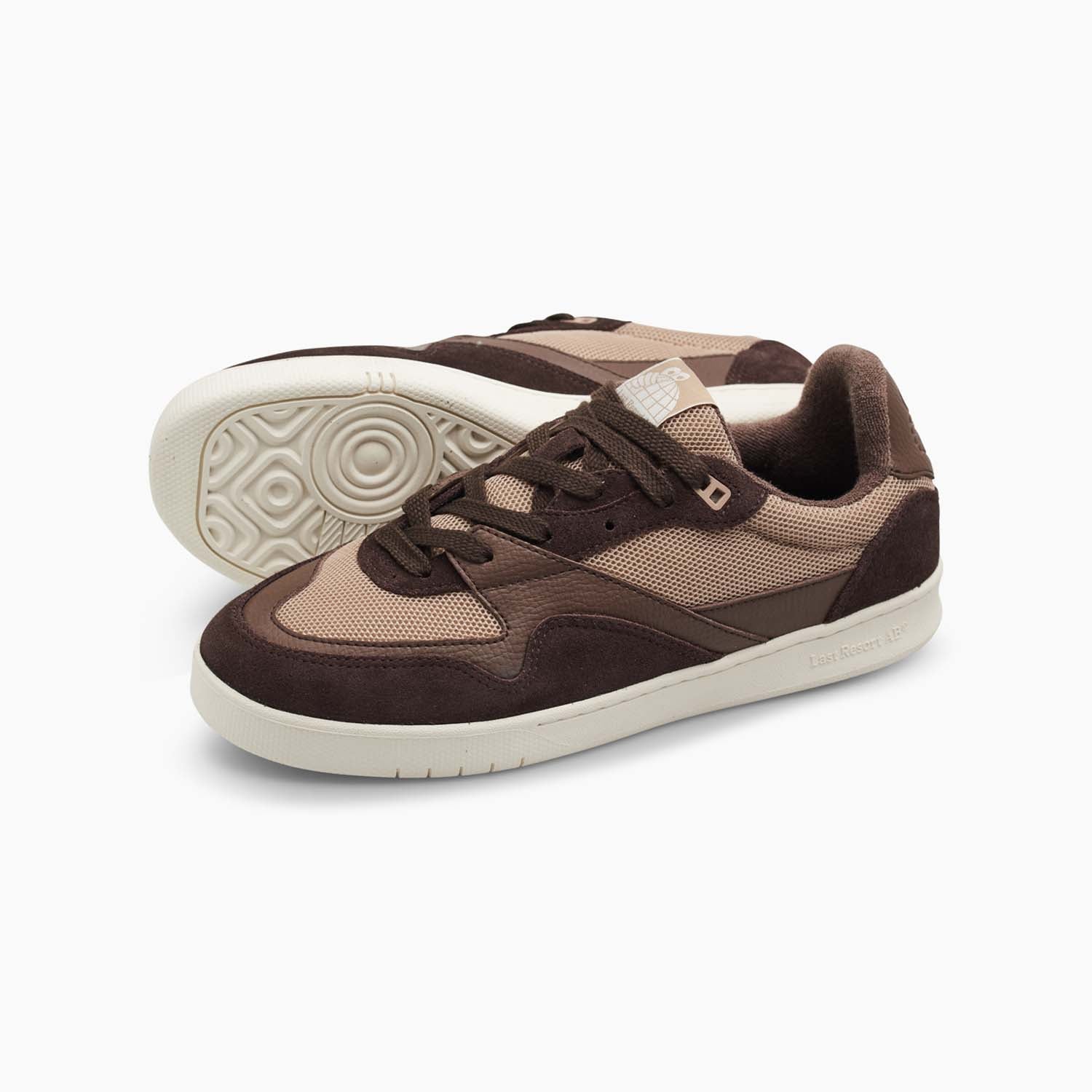CM002-Lo Suede/Leather/Mesh (Pine Cone/White)