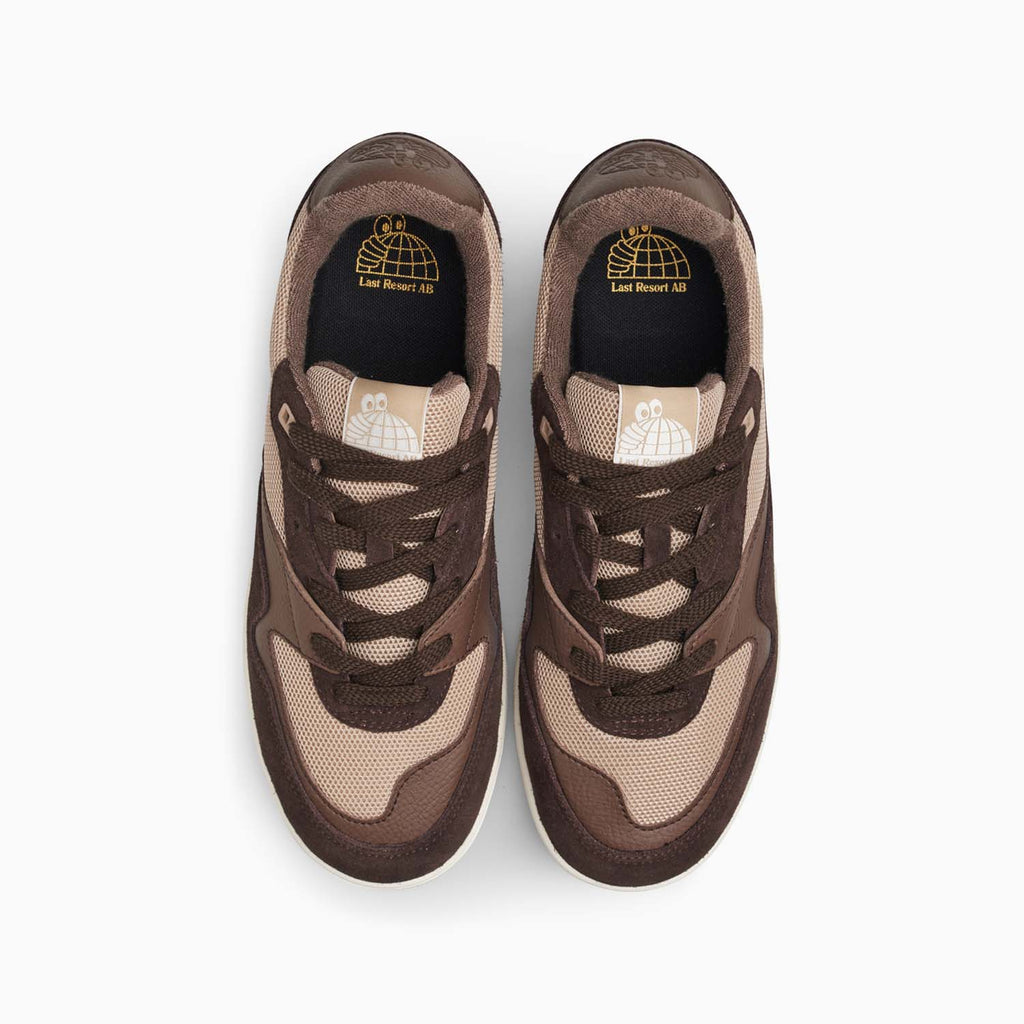 CM002-Lo Suede/Leather/Mesh (Pine Cone/White)