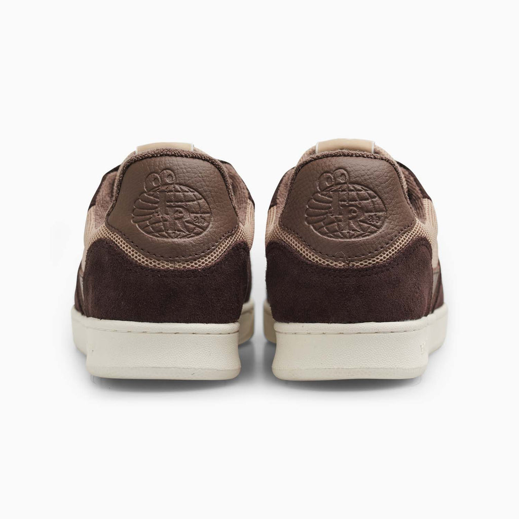 CM002-Lo Suede/Leather/Mesh (Pine Cone/White)