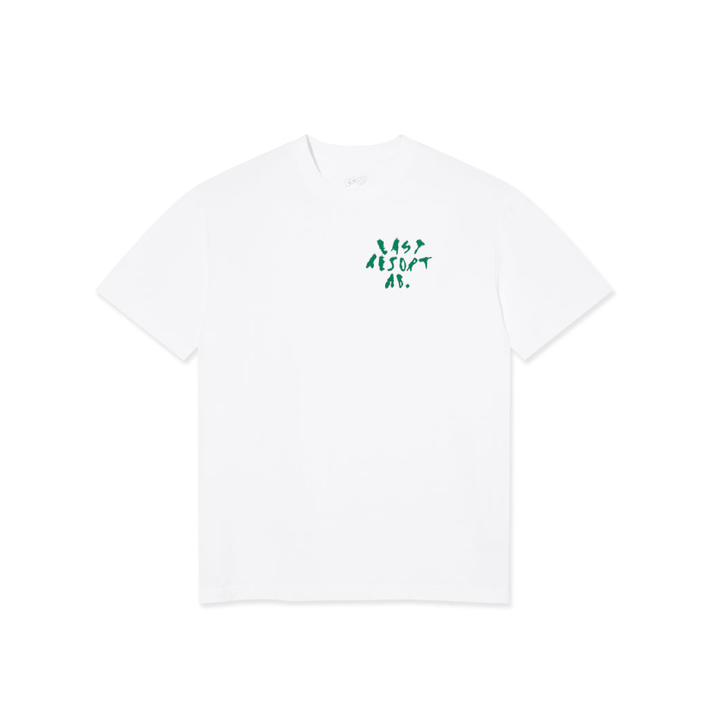 LRAB Art SS Tee (White/Kelly Green)