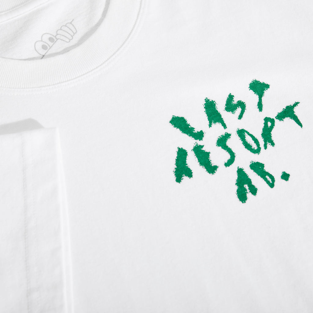 LRAB Art SS Tee (White/Kelly Green)