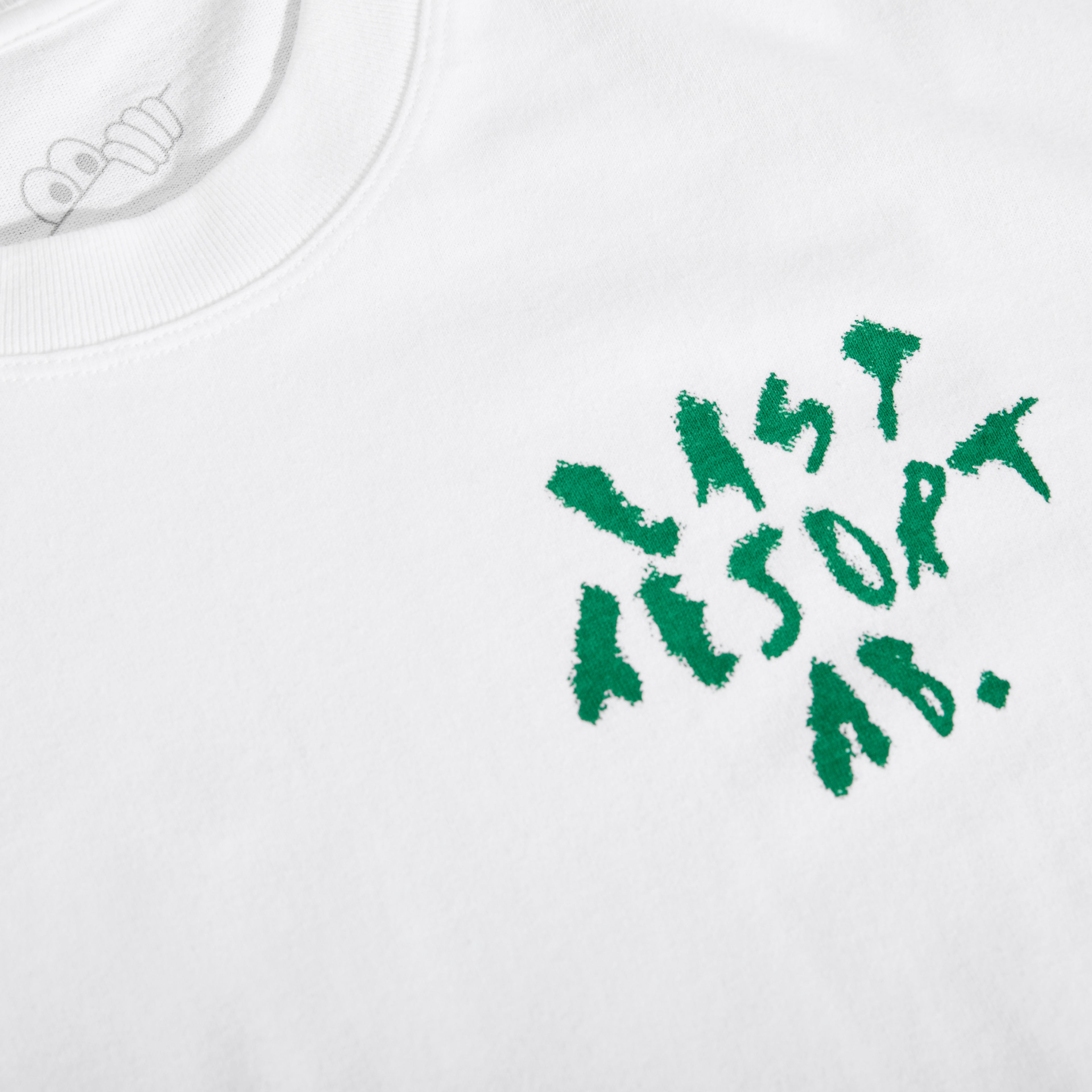 LRAB Art SS Tee (White/Kelly Green)