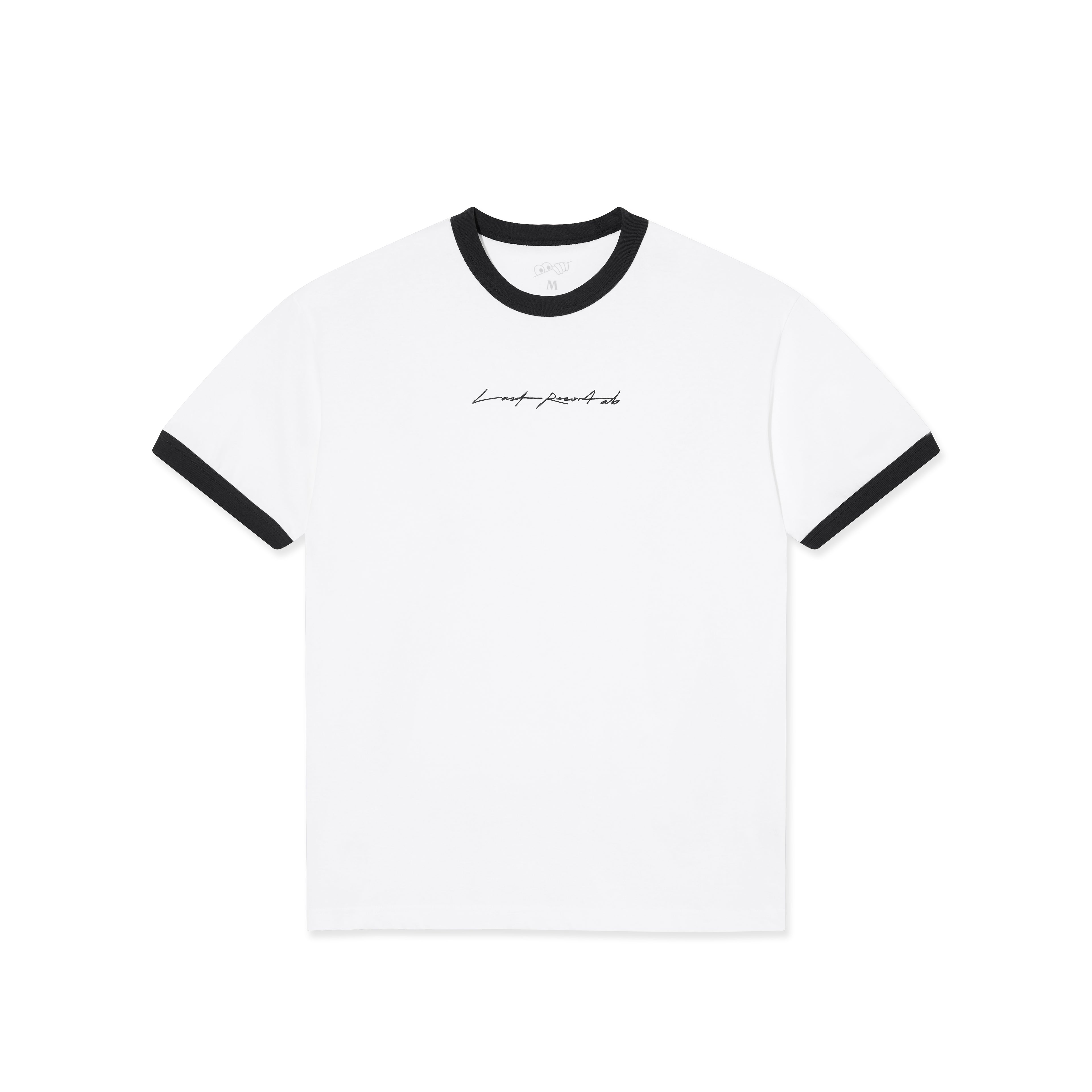 Signature Ringer SS Tee (White/Black)