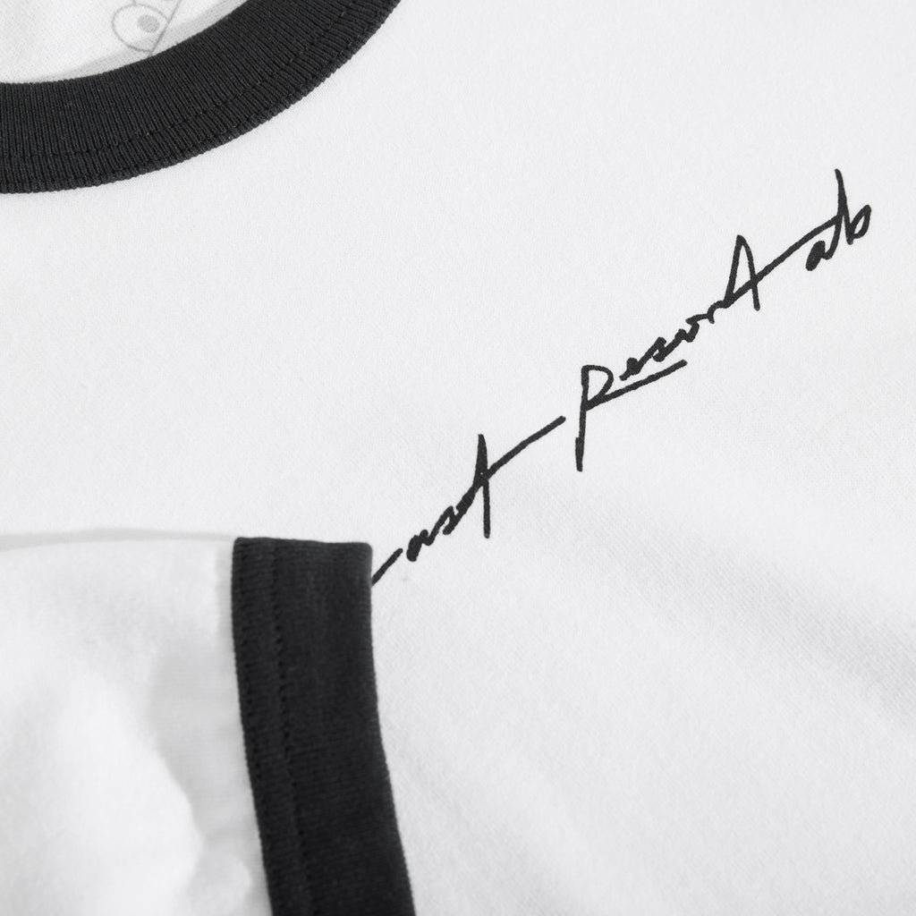 Signature Ringer SS Tee (White/Black)