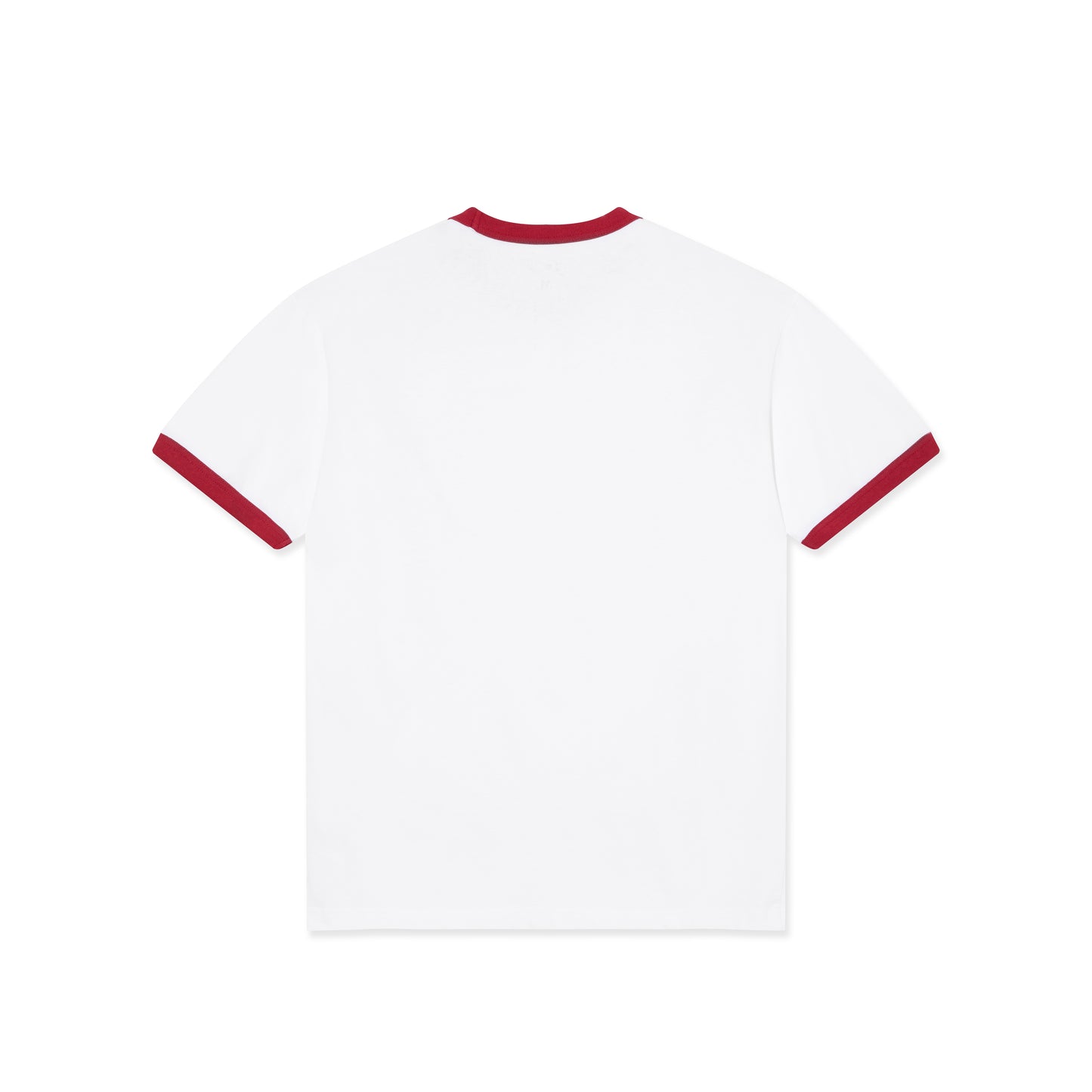 Signature Ringer SS Tee (White/Old Red)