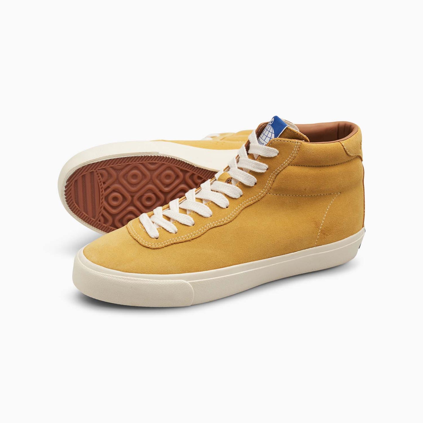 VM001-Hi Suede (Mustard Yellow/White)