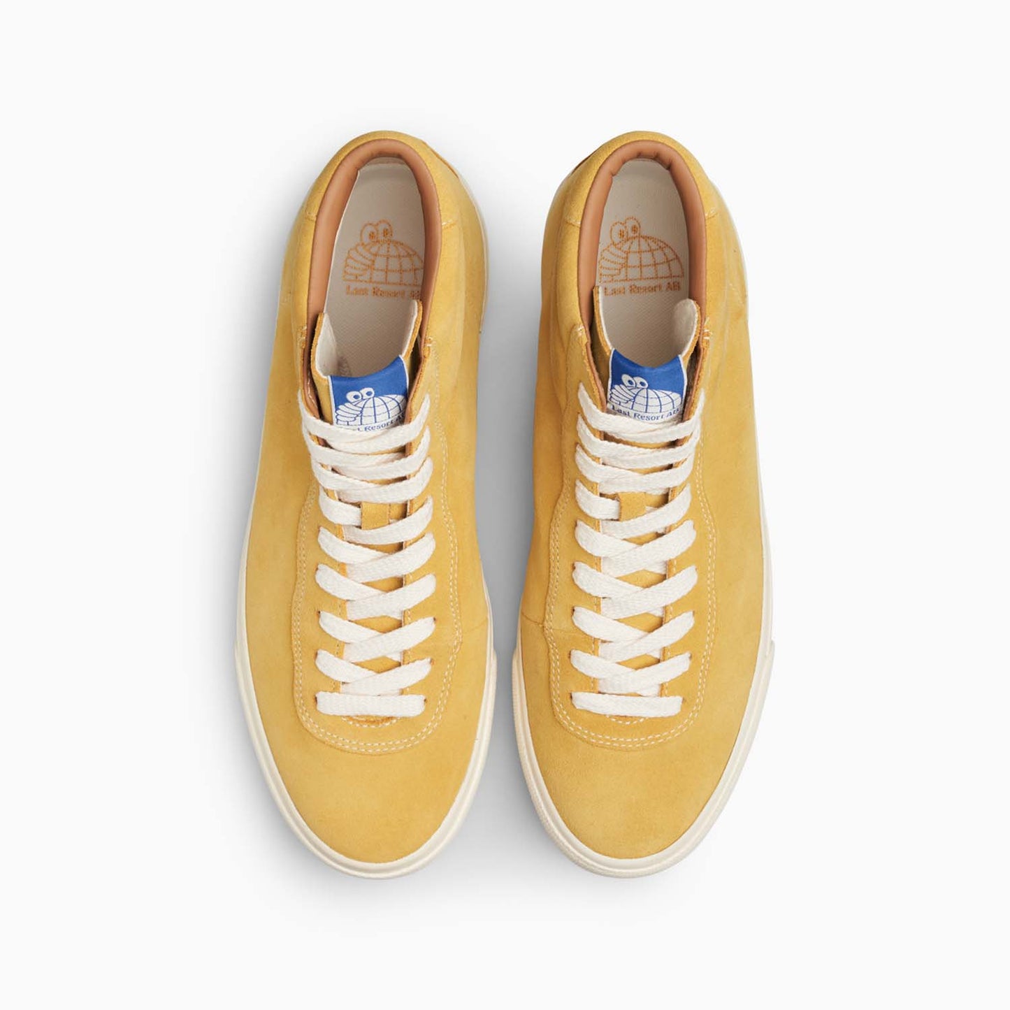 VM001-Hi Suede (Mustard Yellow/White)