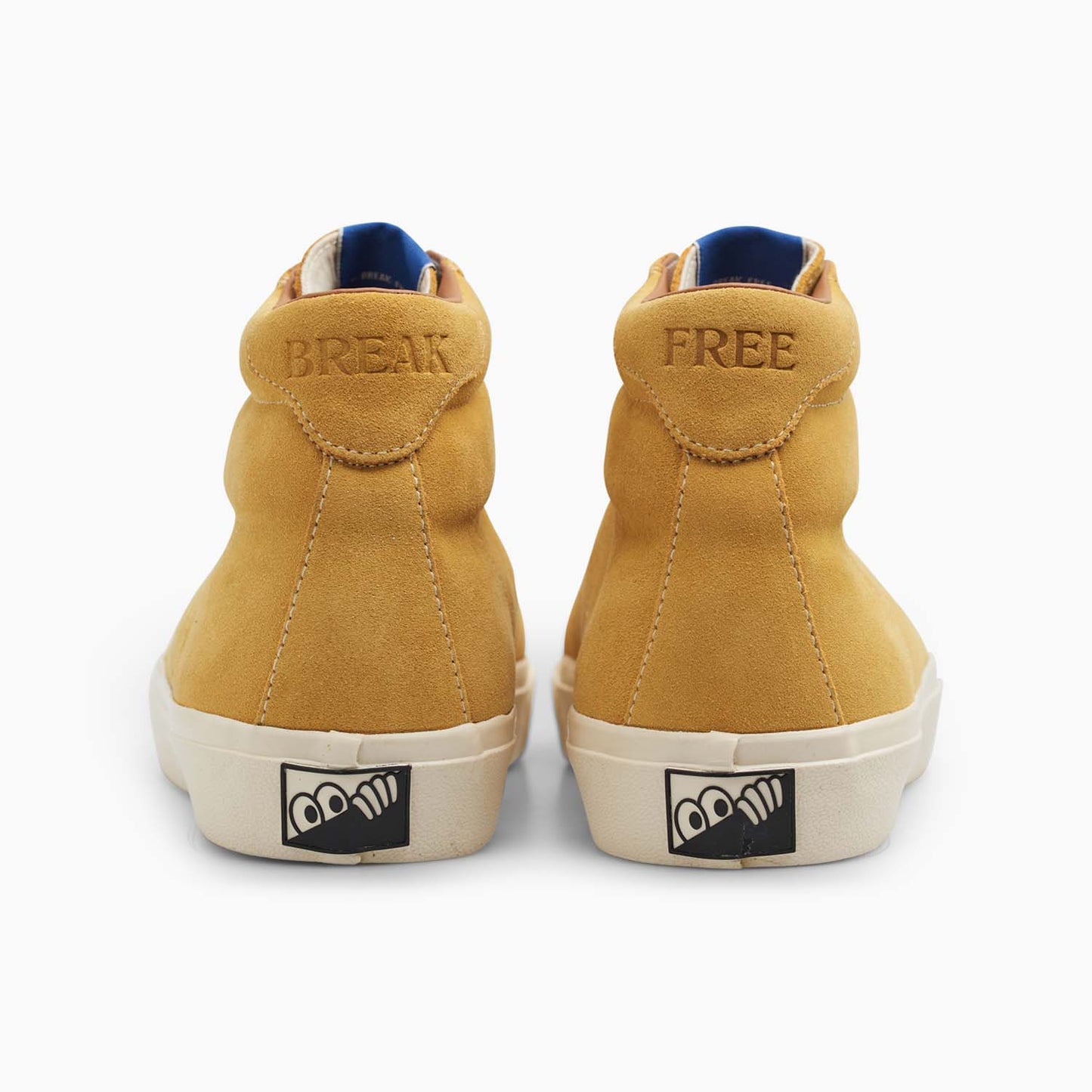 VM001-Hi Suede (Mustard Yellow/White)