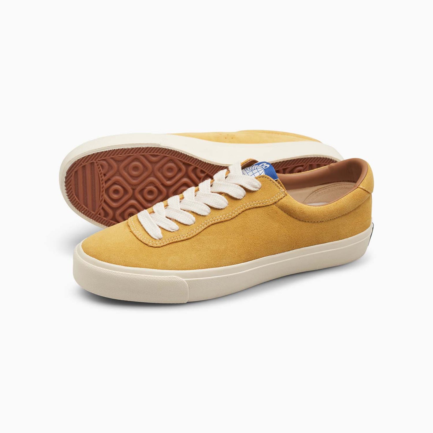 VM001-Lo Suede (Mustard Yellow/White)