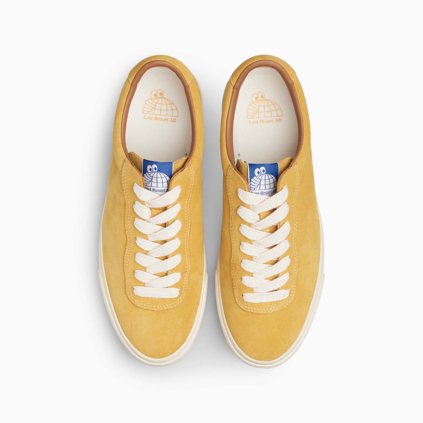 VM001-Lo Suede (Mustard Yellow/White)