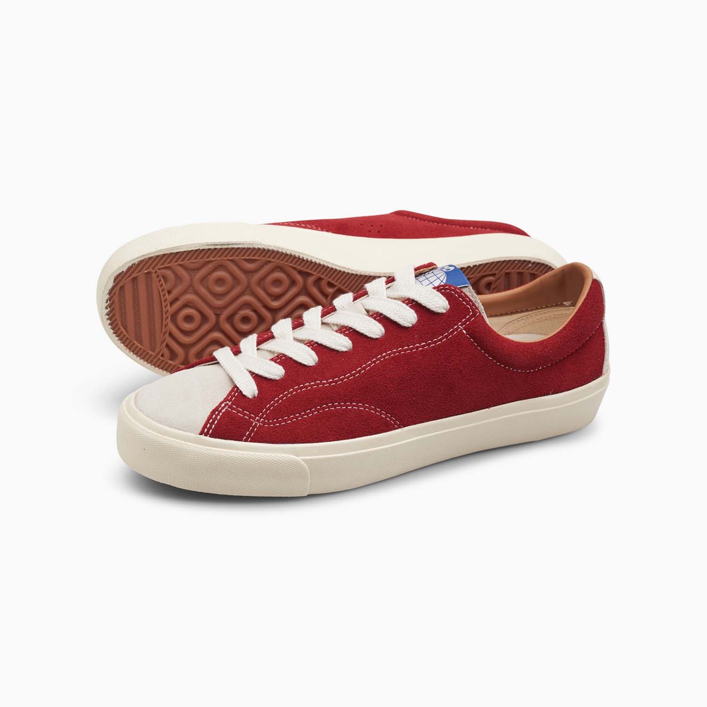 VM003-Lo Suede Duo (Old Red/White)