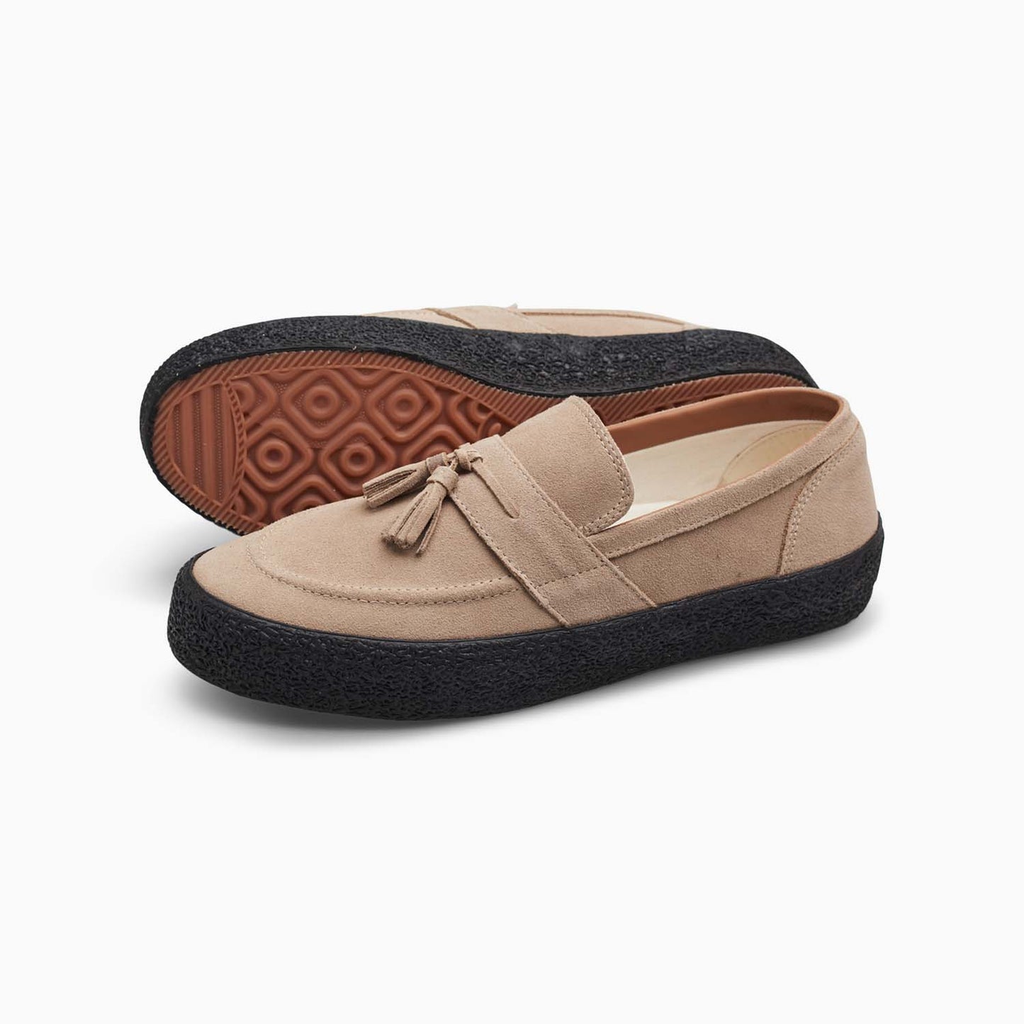 VM005-Loafer Suede (Sand/Black)