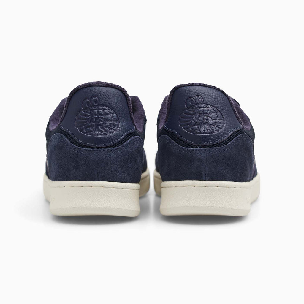 CM002-Lo Suede/Leather/Mesh (Dark Navy/White)