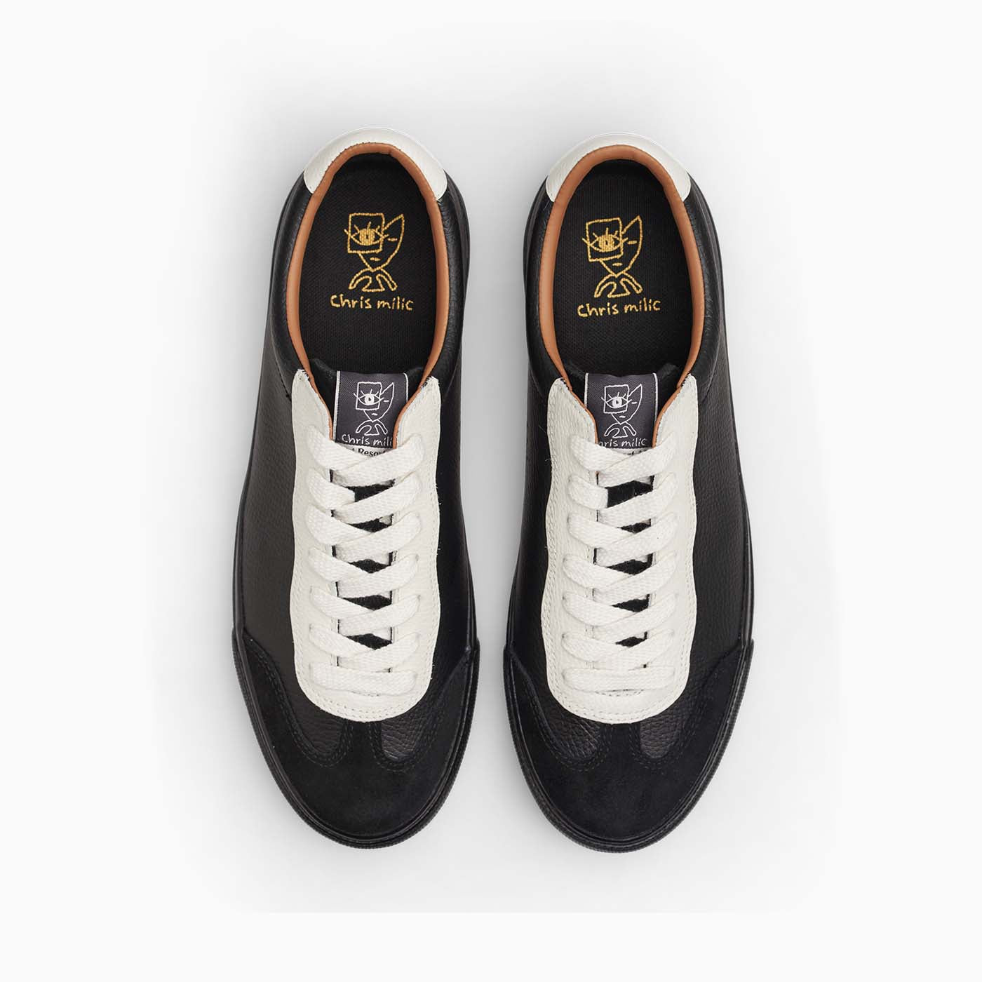 VM004-Milic Suede/Leather (Tuxedo/Black)