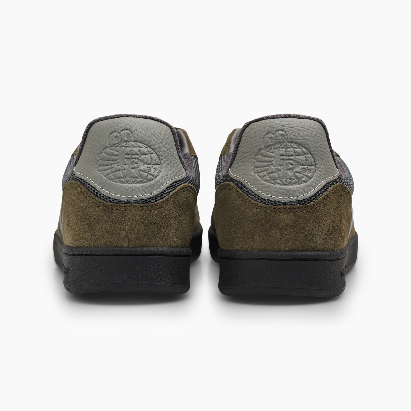 CM002-Lo Suede/Leather/Mesh (Olive Grey/Black)
