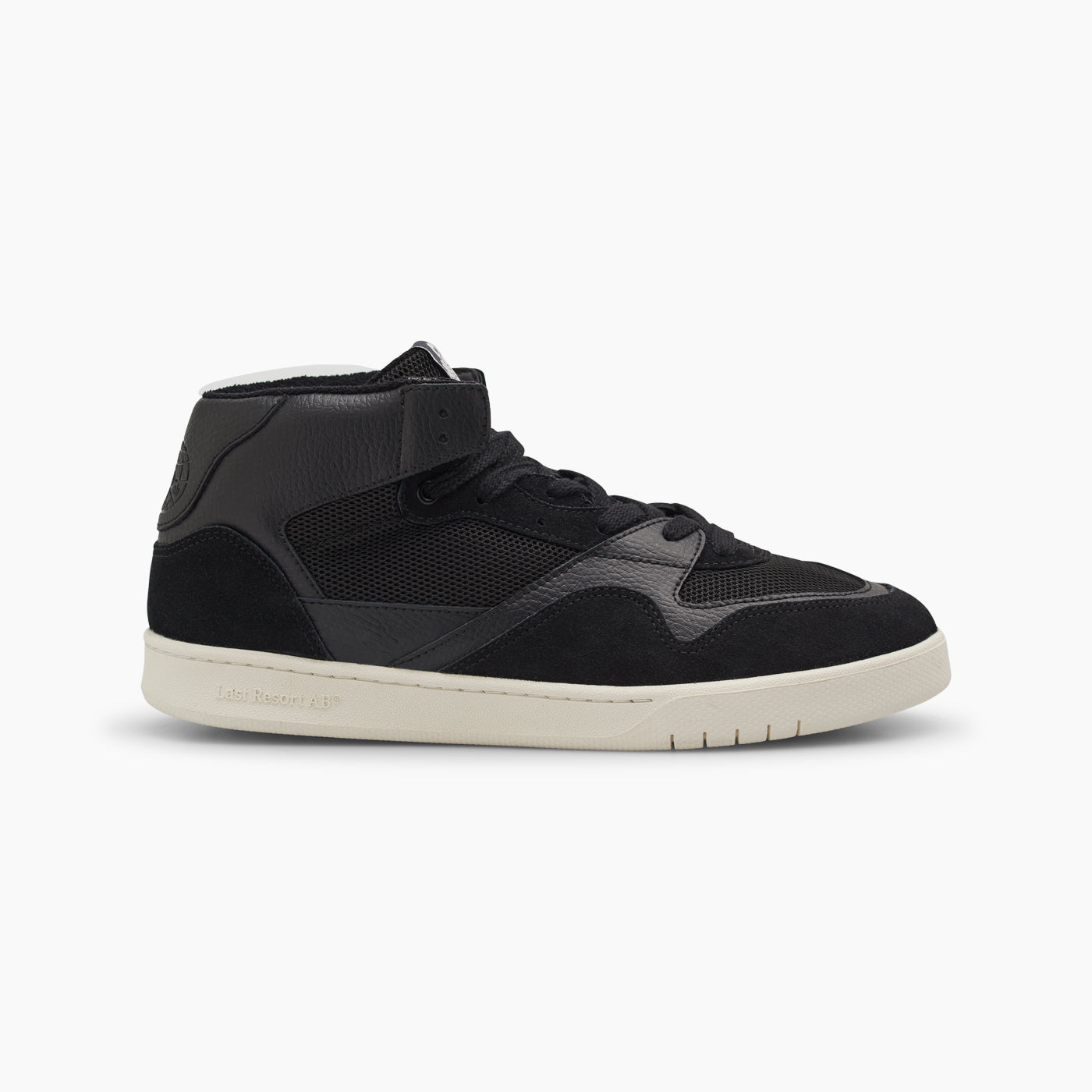 CM002-MID Suede/Leather/Mesh (Black/White)