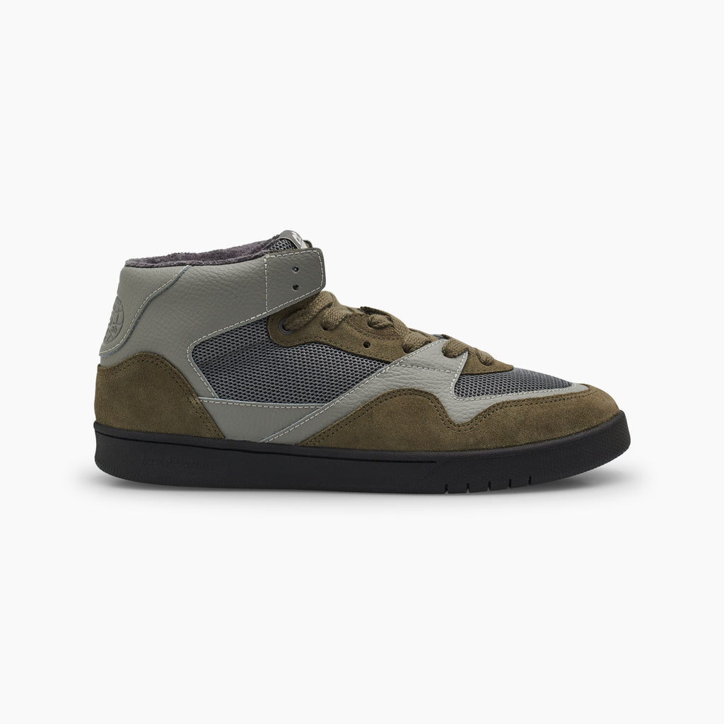 CM002-MID Suede/Leather/Mesh (Olive Grey/Black)