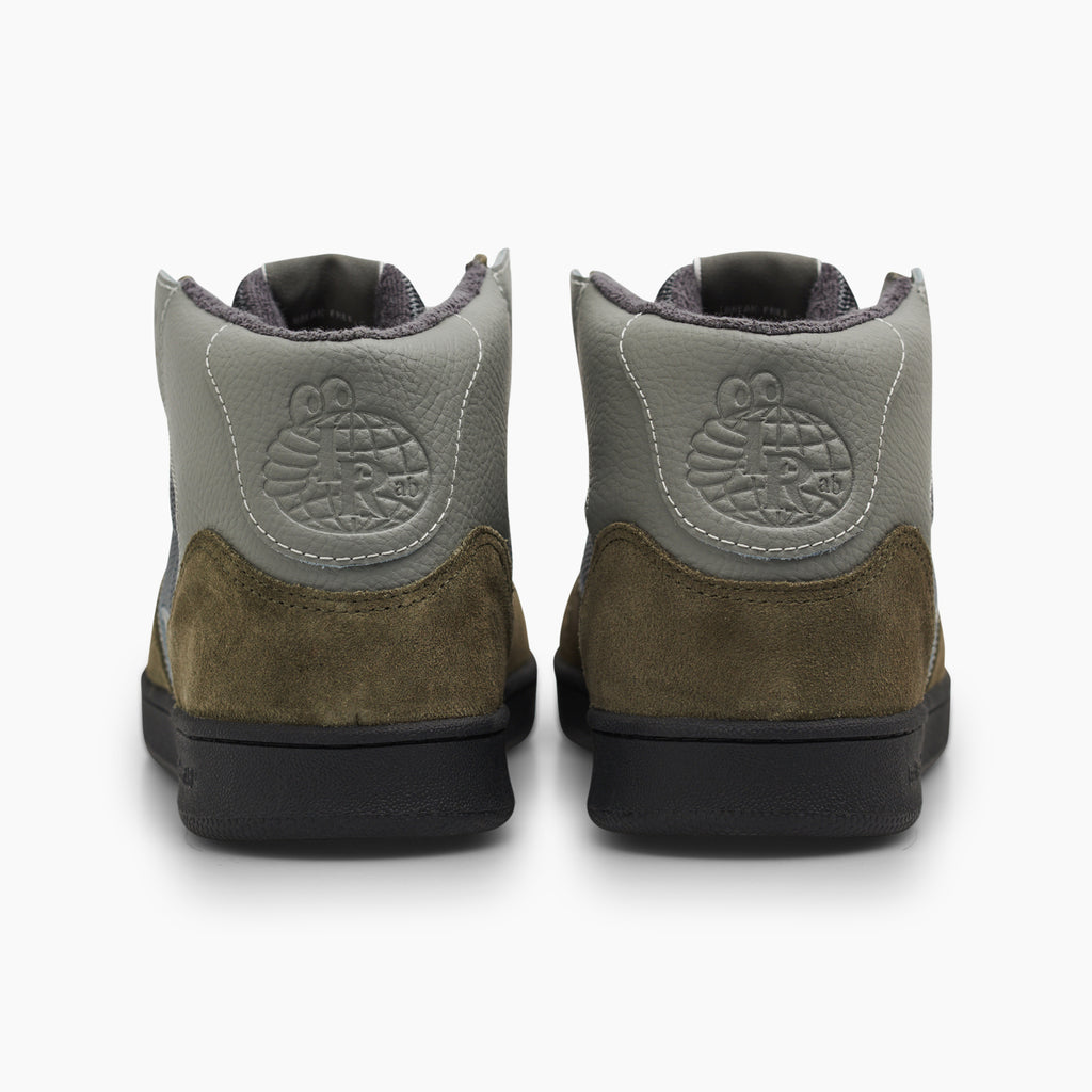 CM002-MID Suede/Leather/Mesh (Olive Grey/Black)