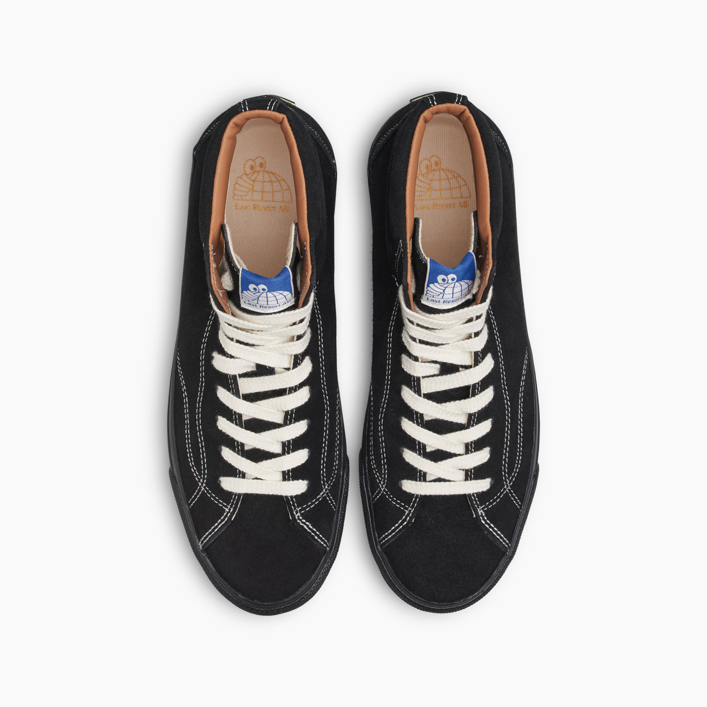 VM003-Hi Suede (Black/White/Black)