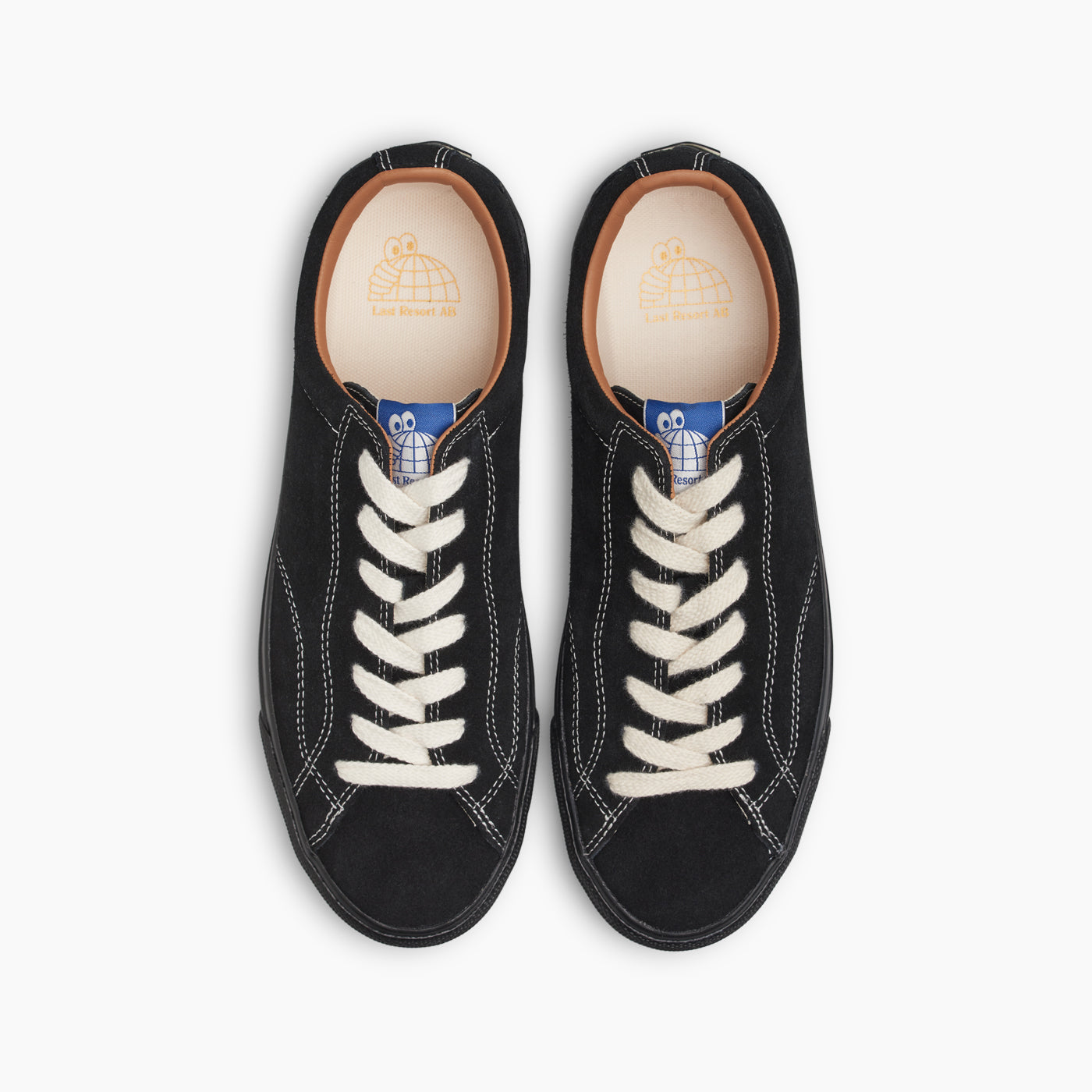 VM003-Lo Suede (Black/White/Black)